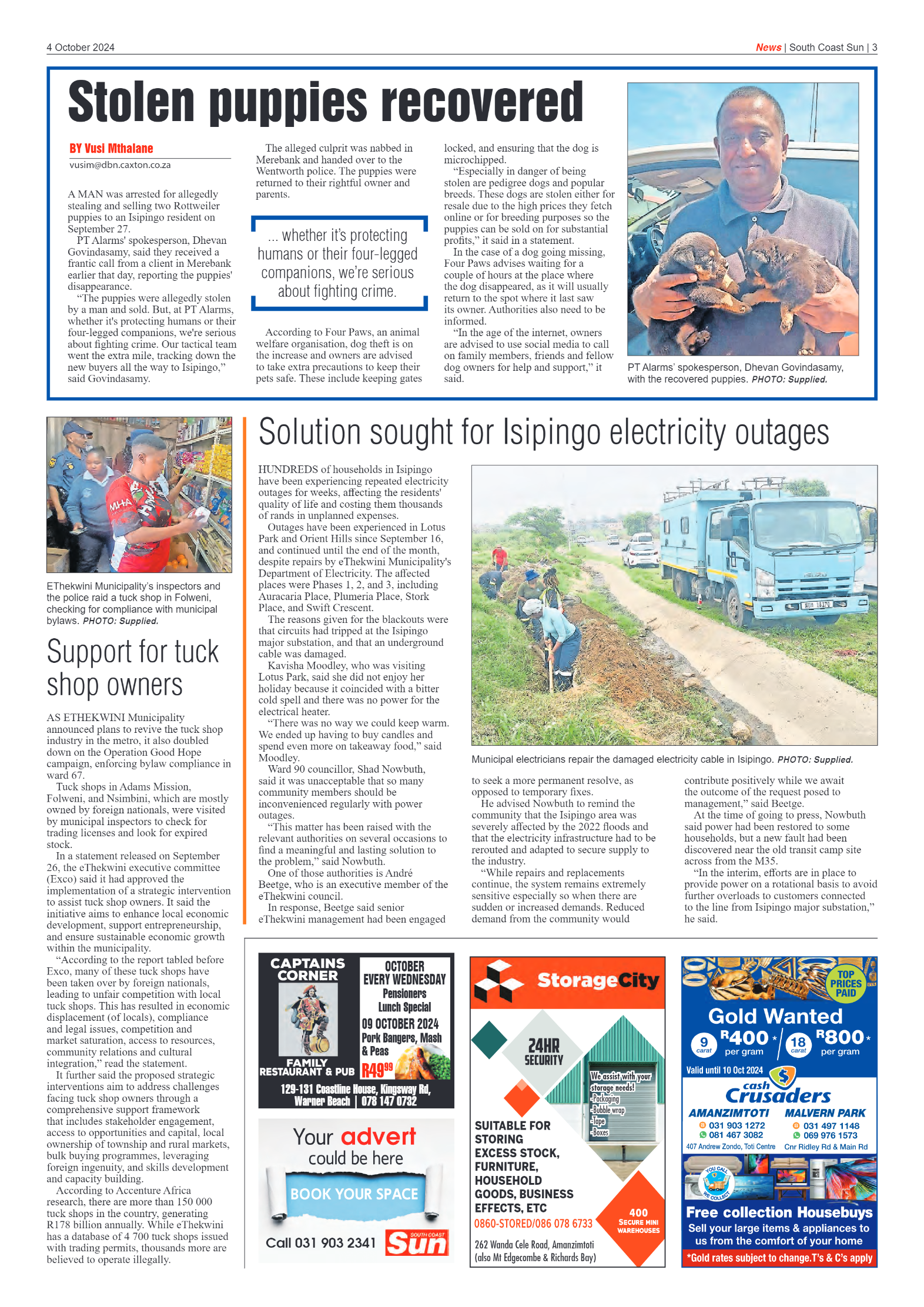 South Coast Sun 04 October 2024 page 3