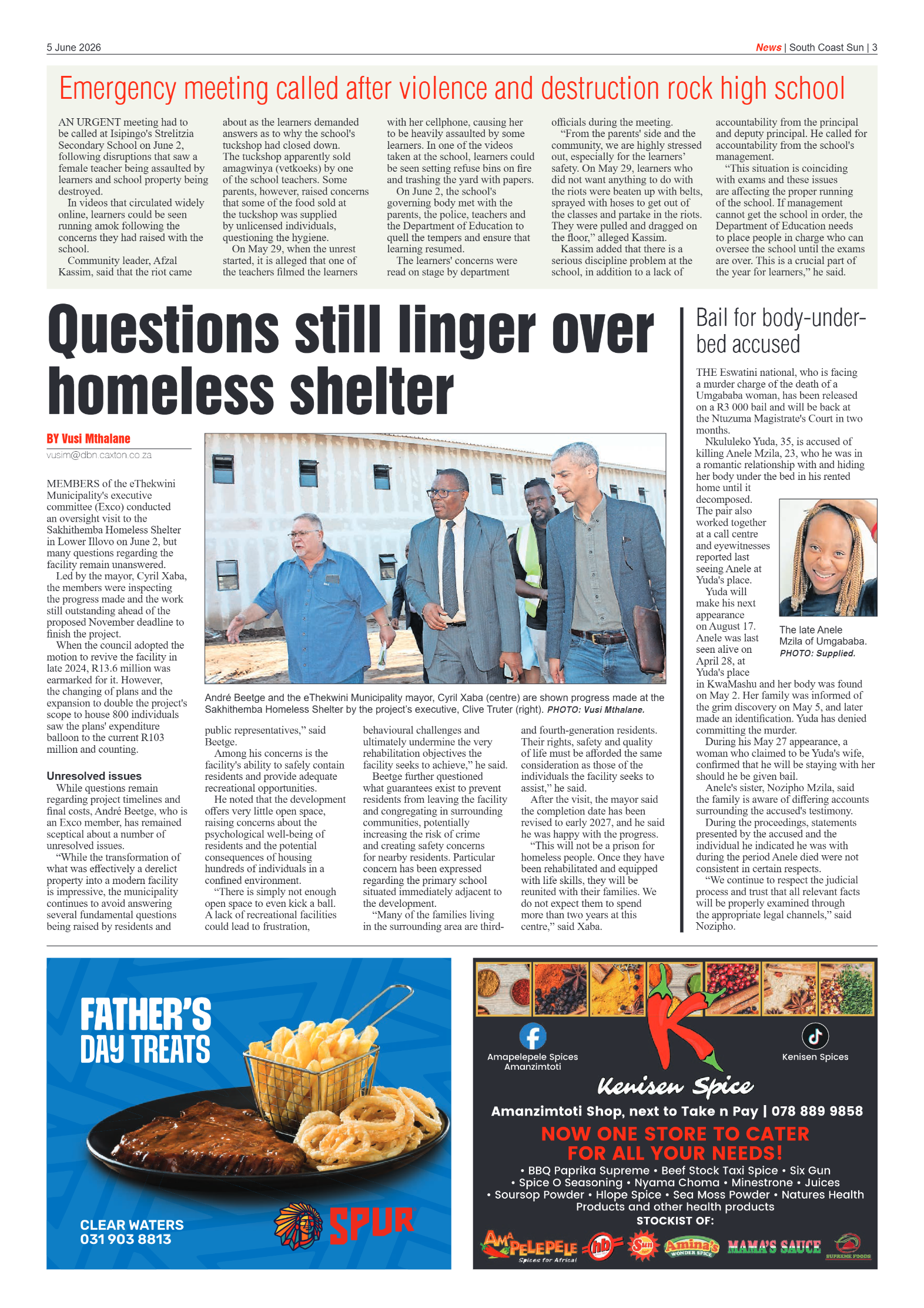 South Coast Sun 05 June 2026 page 3