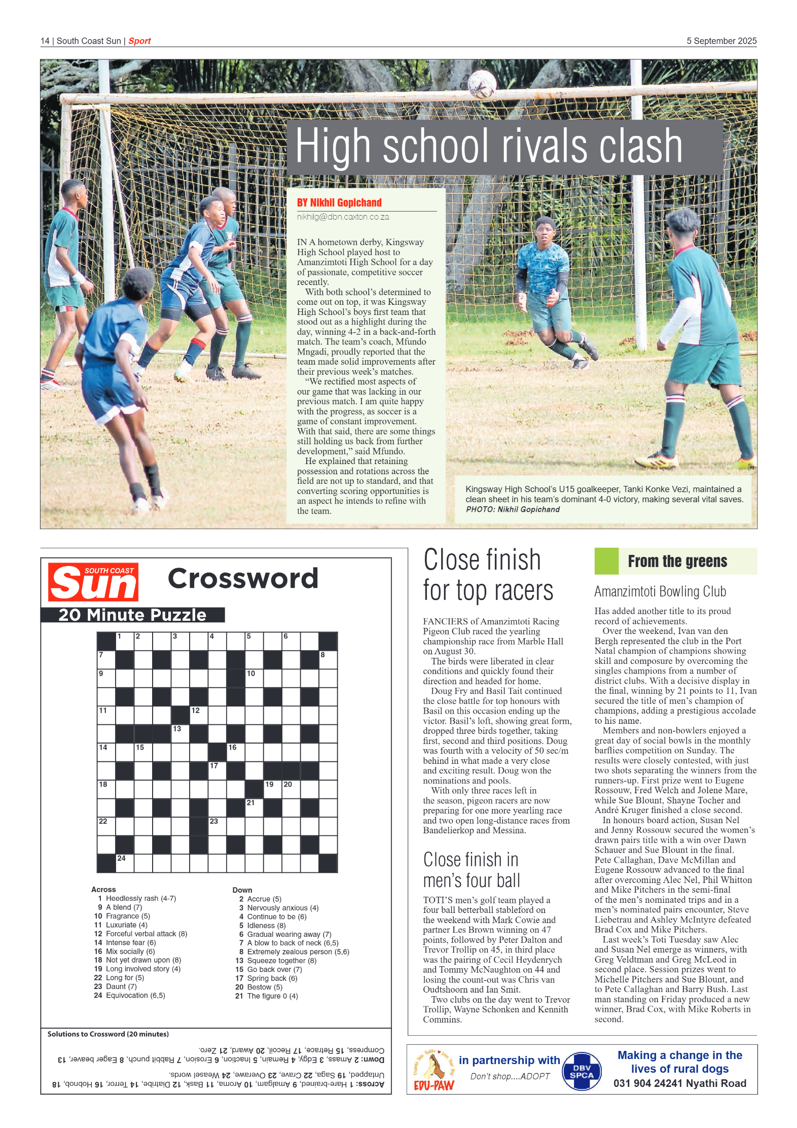 South Coast Sun 05 September 2025 page 14