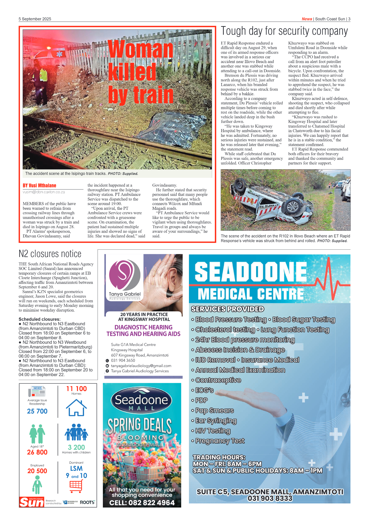 South Coast Sun 05 September 2025 page 3