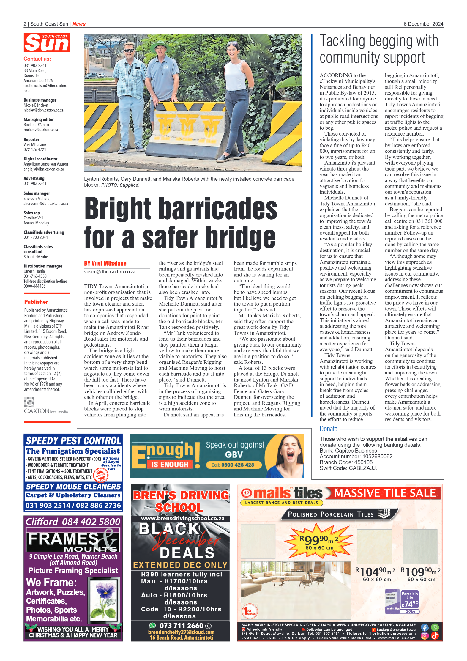 South Coast Sun 06 December 2024 page 2