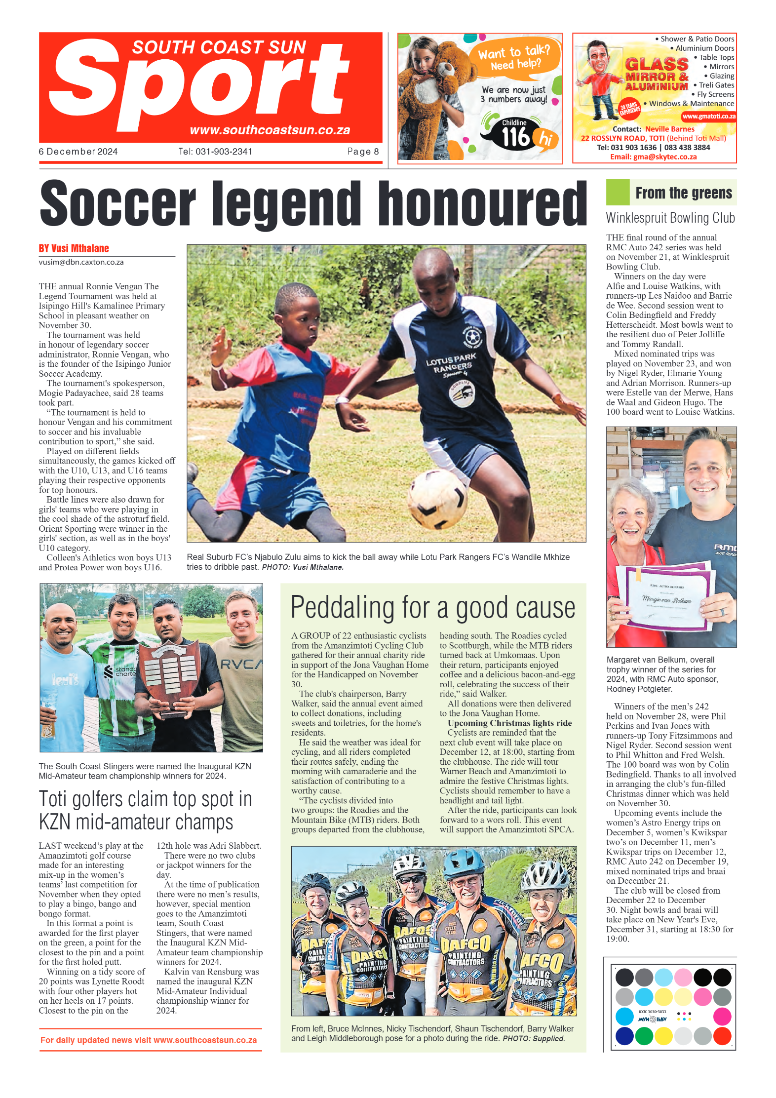 South Coast Sun 06 December 2024 page 8