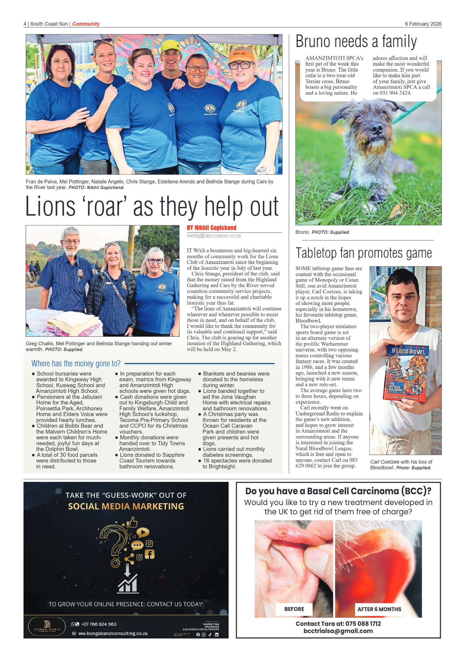 South Coast Sun 06 February 2026 page 4