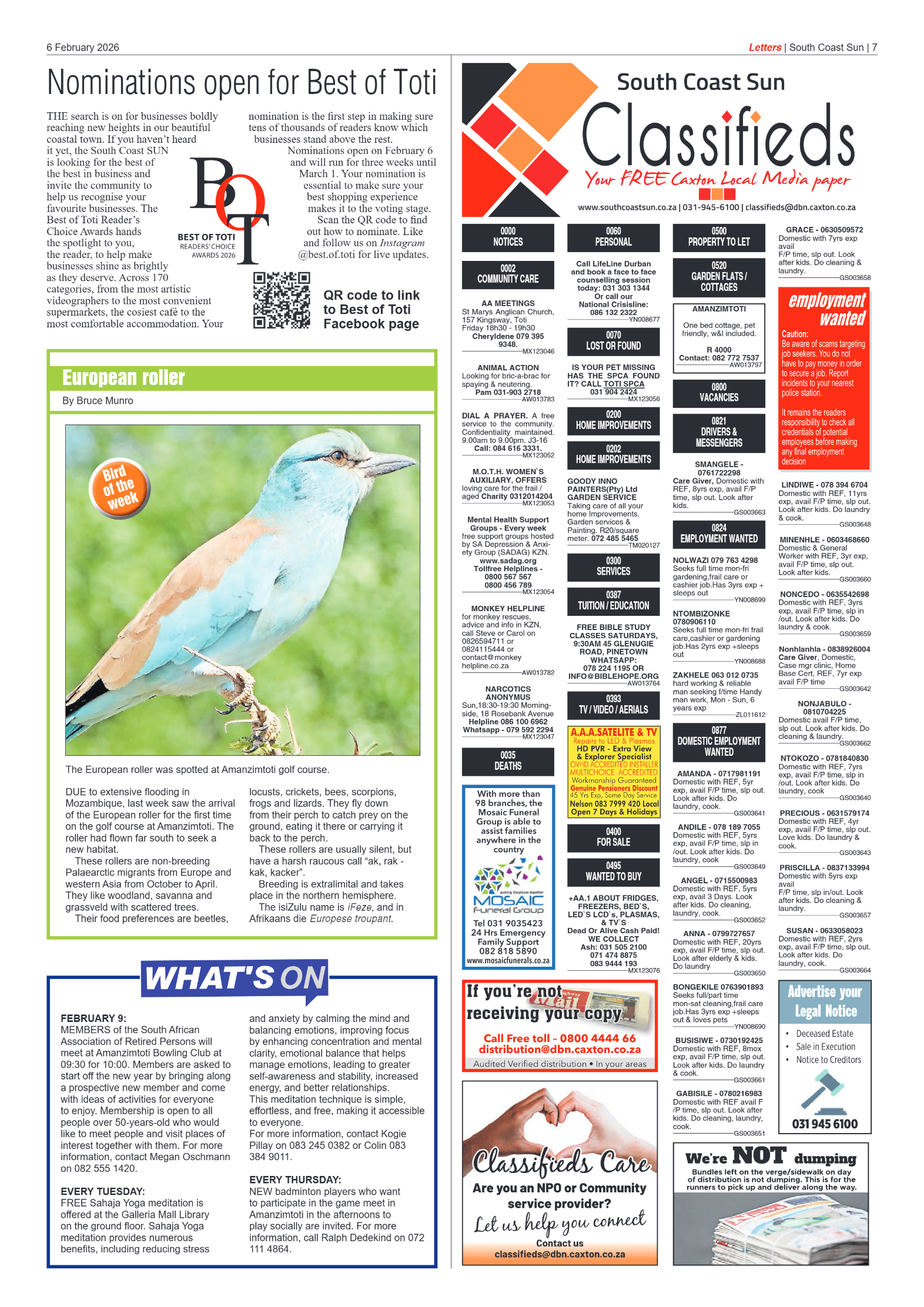 South Coast Sun 06 February 2026 page 7