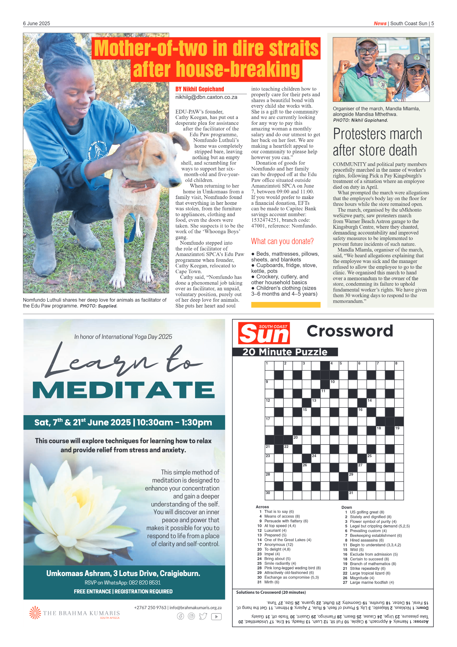 South Coast Sun 06 June 2025 page 5