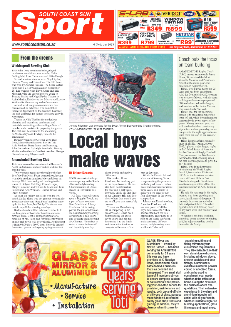 South Coast Sun 06 October 2023 page 12