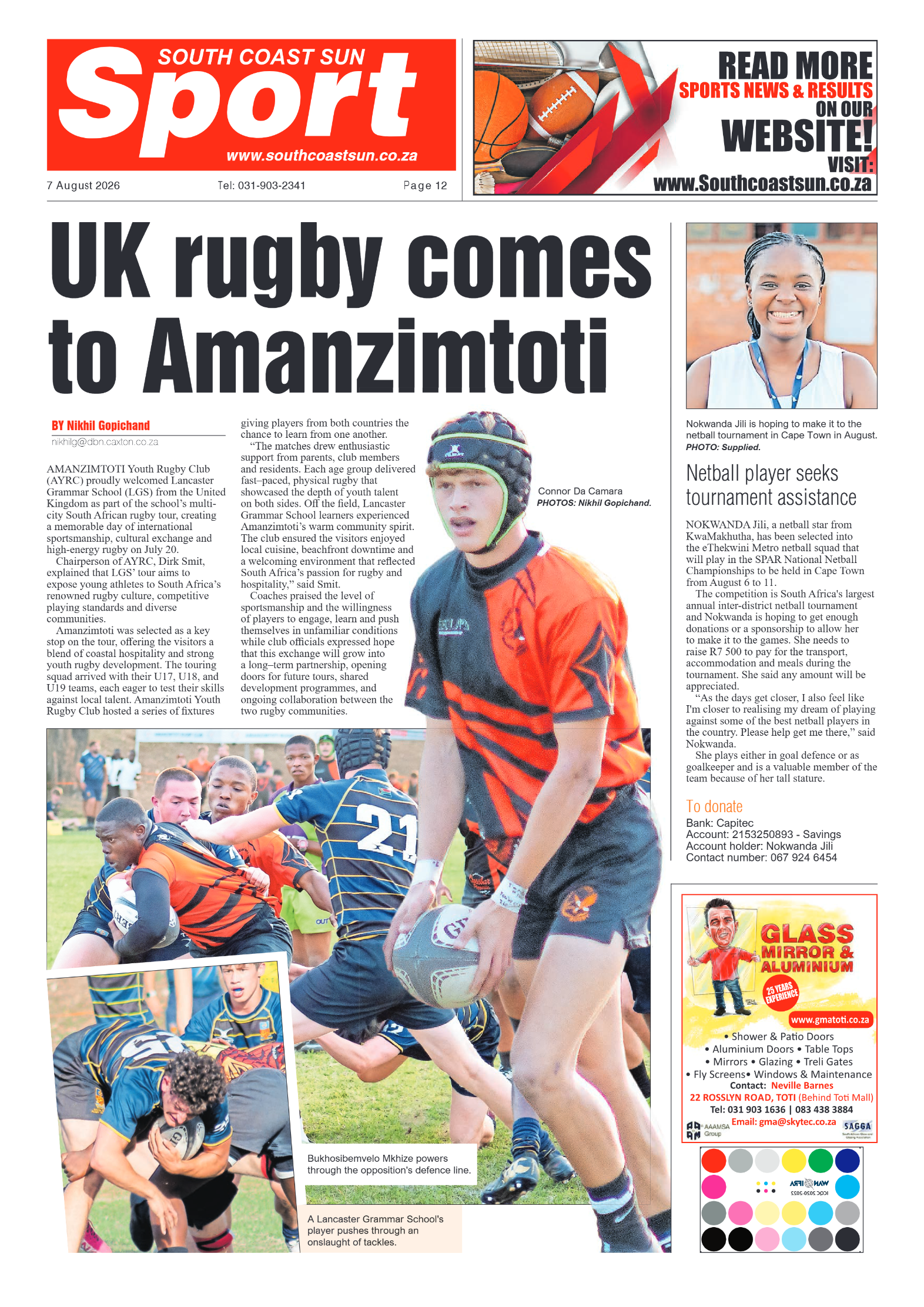 South Coast Sun 07 August 2026 page 12