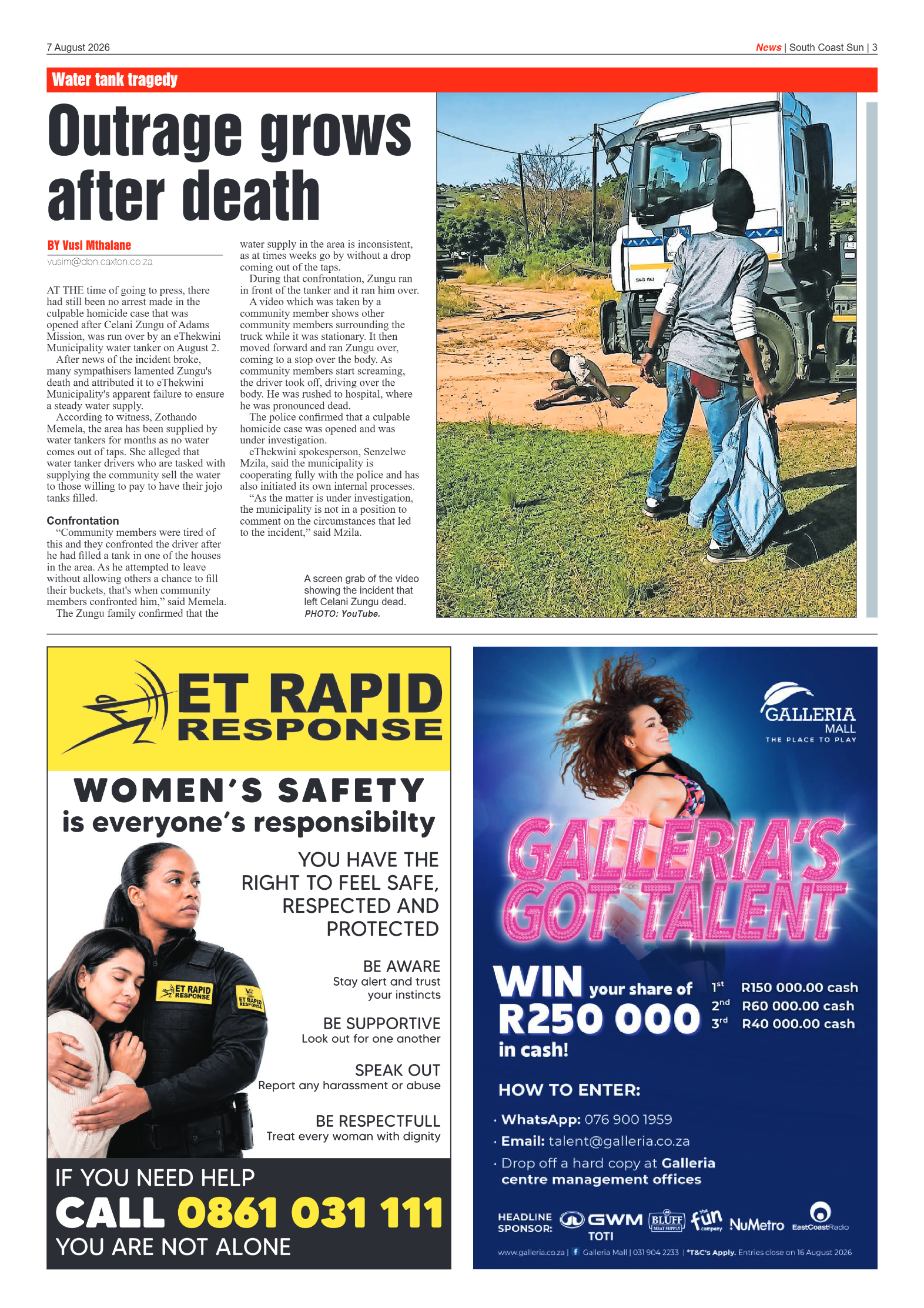 South Coast Sun 07 August 2026 page 3