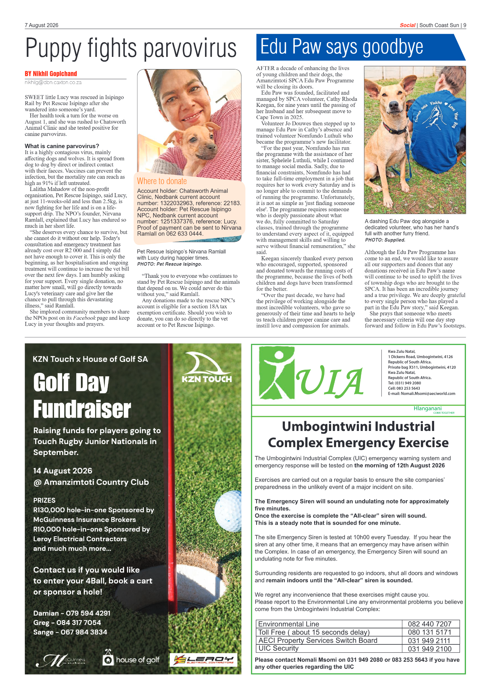 South Coast Sun 07 August 2026 page 9