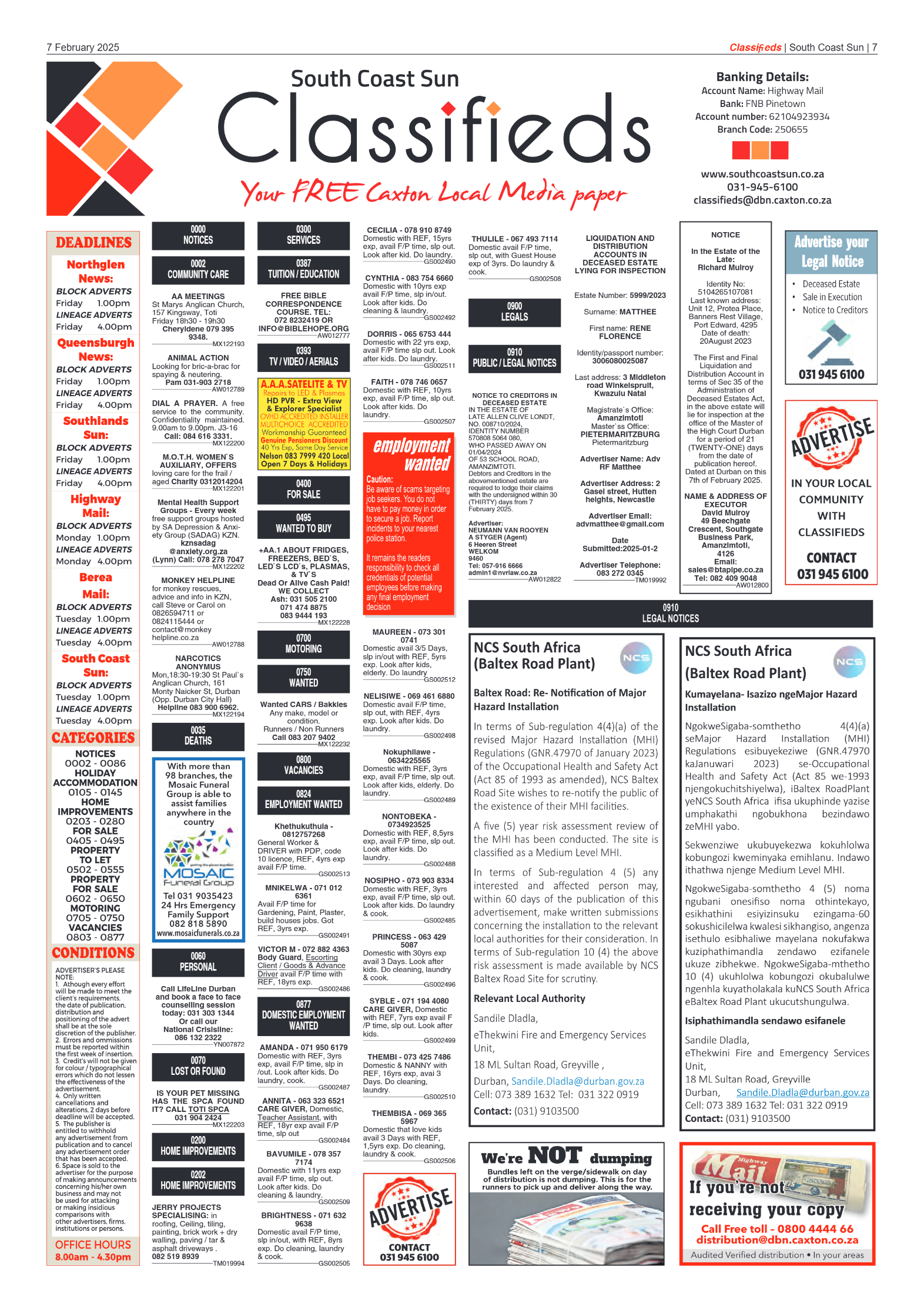 South Coast Sun 07 February 2025 page 7