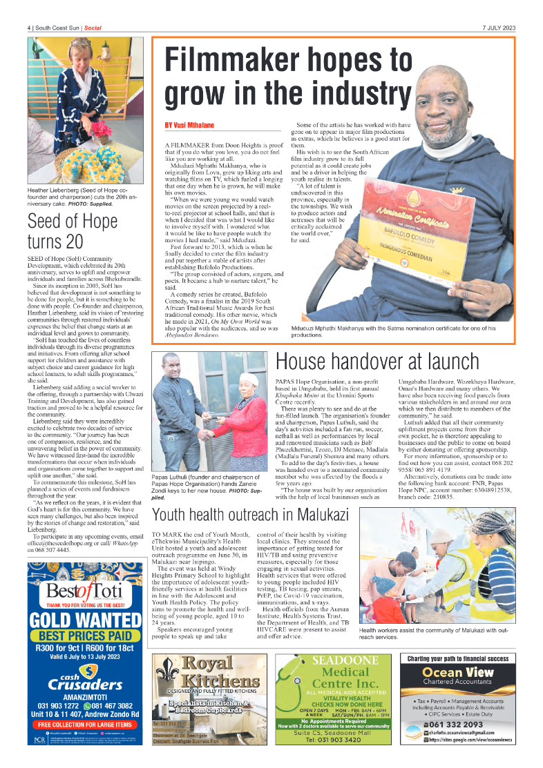 South Coast Sun 7 July 2023 page 4