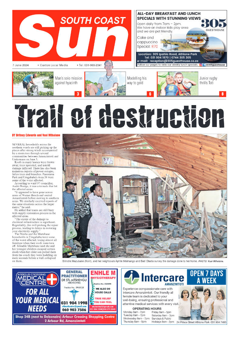 South Coast Sun 07 June 2024 page 1