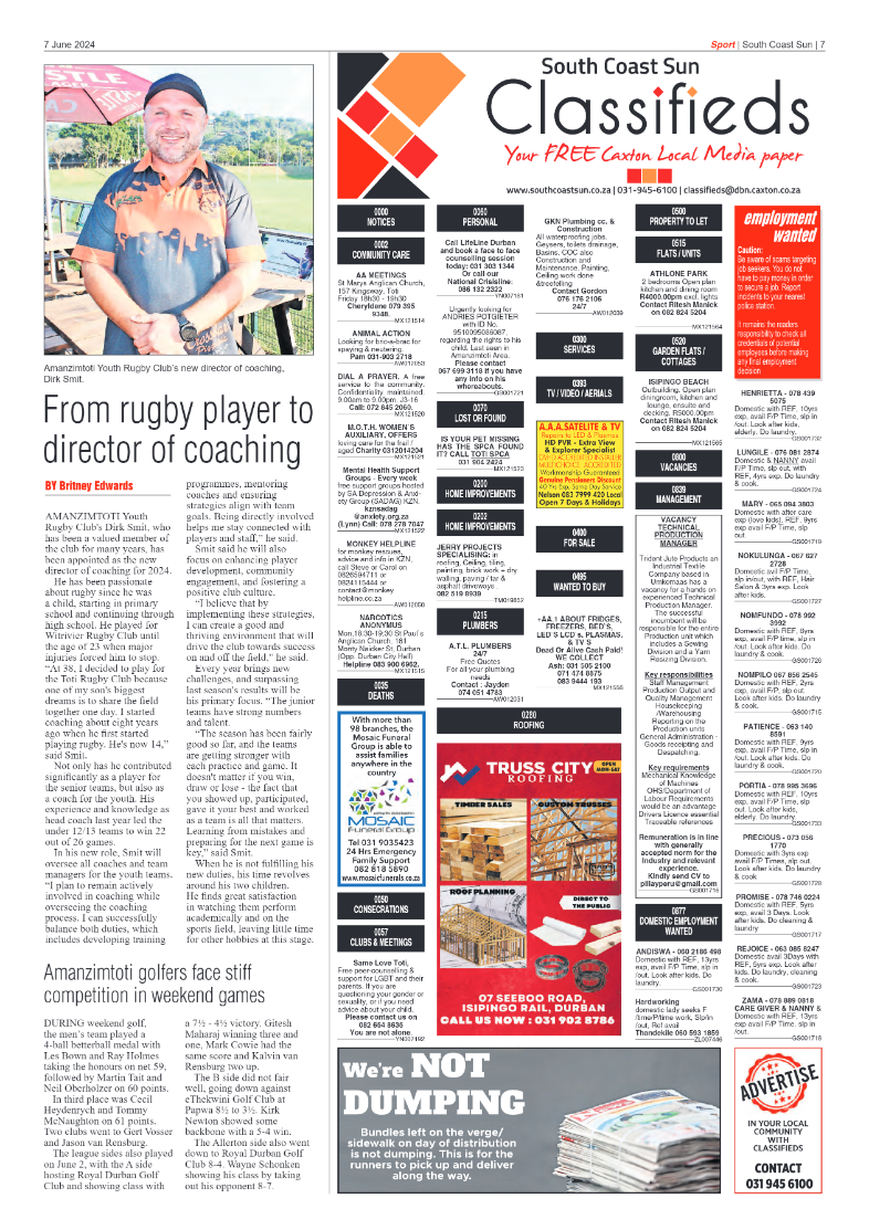 South Coast Sun 07 June 2024 page 7