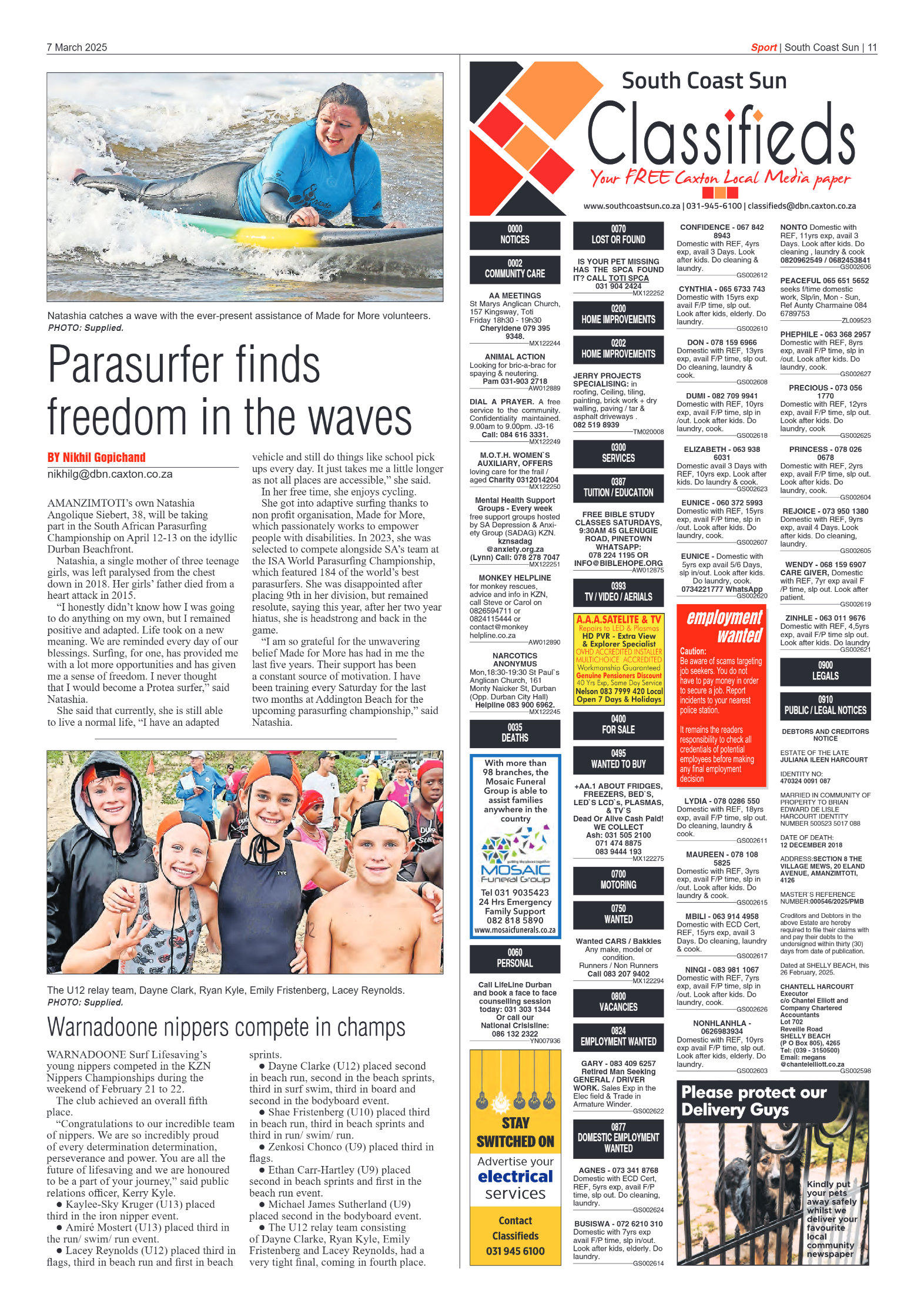 South Coast Sun 07 March 2025 page 11