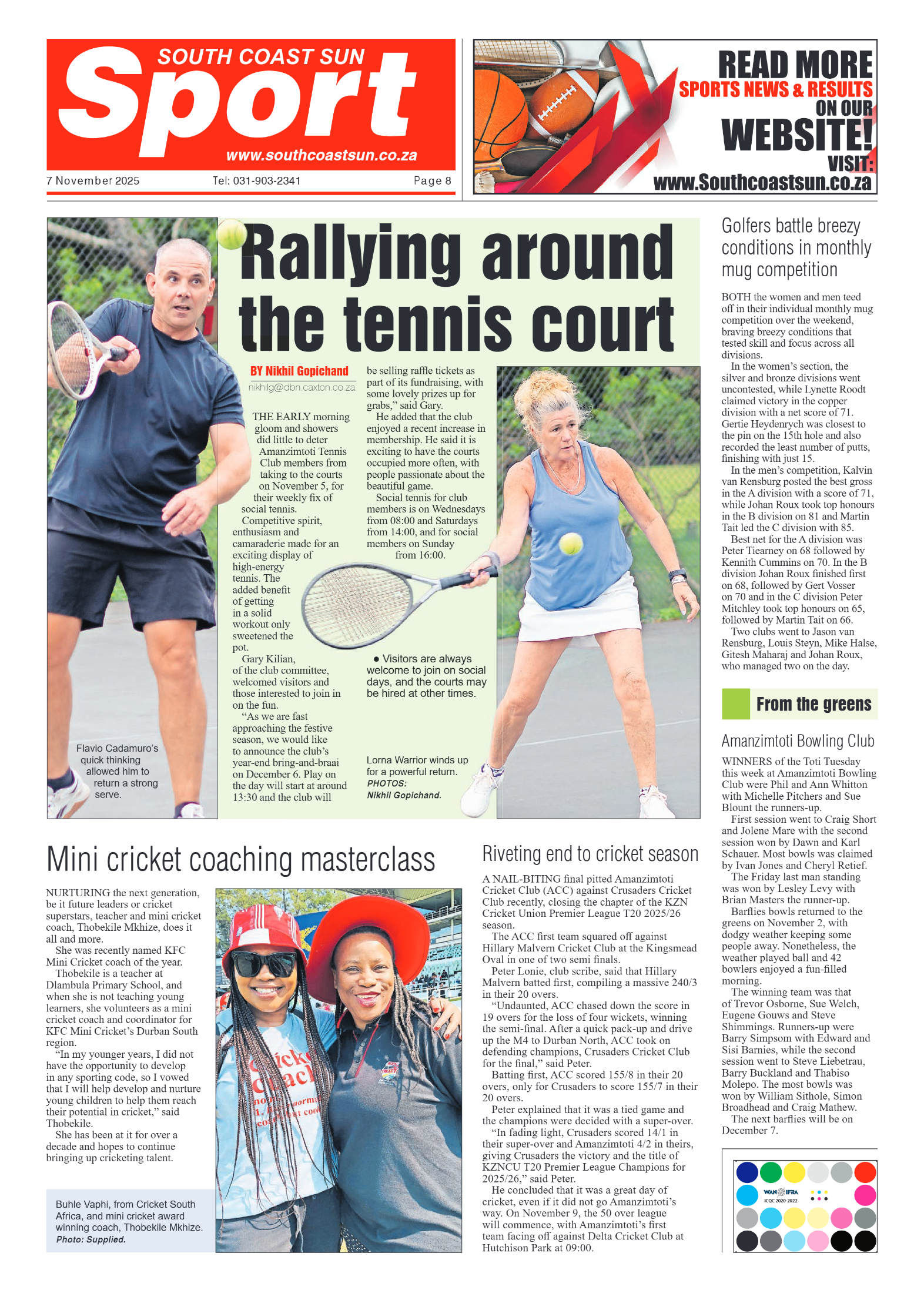 South Coast Sun 07 November 2025 page 8