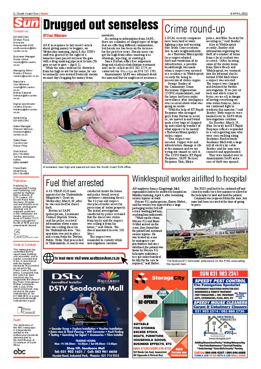 South Coast Sun 08 April 2022 page 2