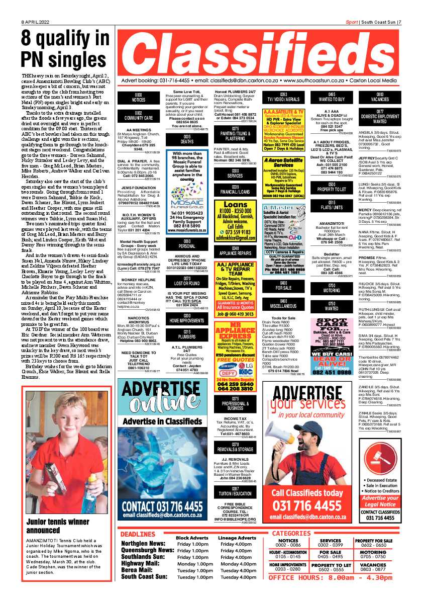 South Coast Sun 08 April 2022 page 7