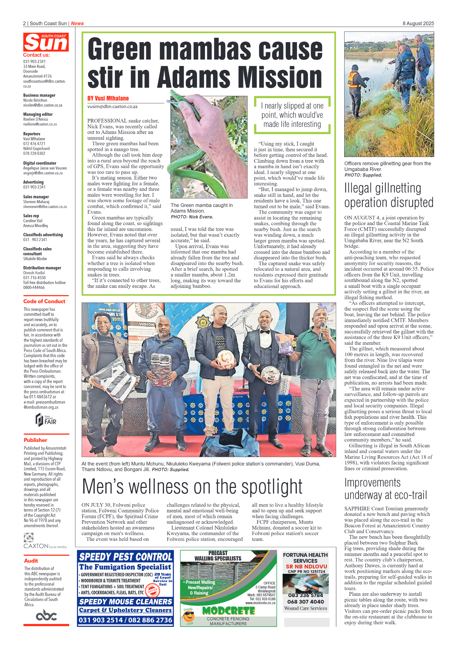 South Coast Sun 08 August 2025 page 2