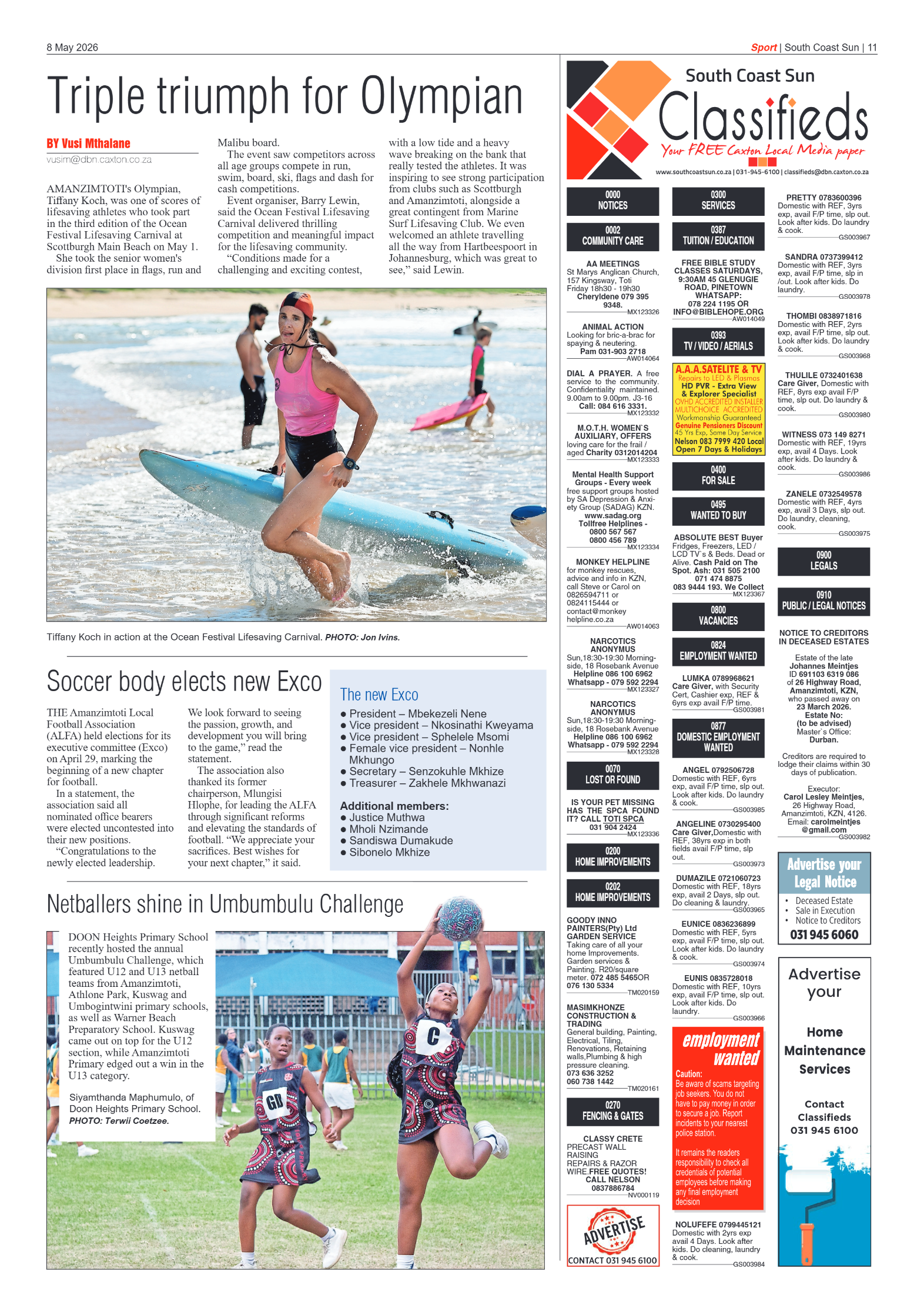 South Coast Sun 08 May 2026 page 11