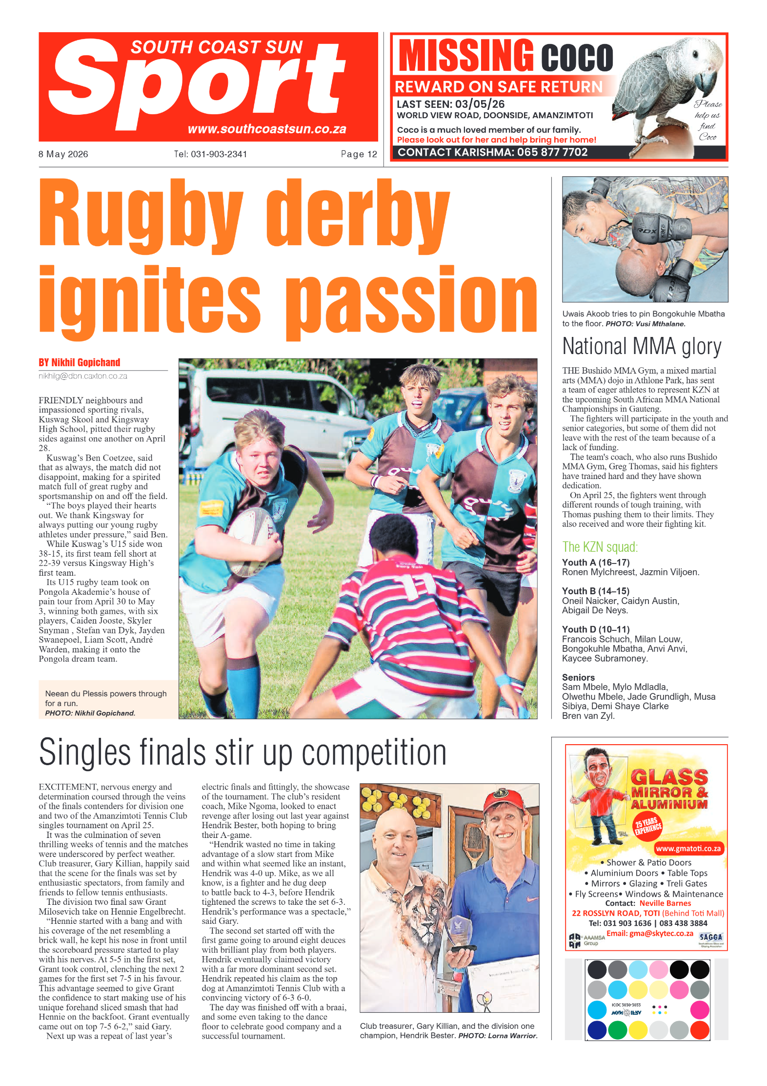 South Coast Sun 08 May 2026 page 12