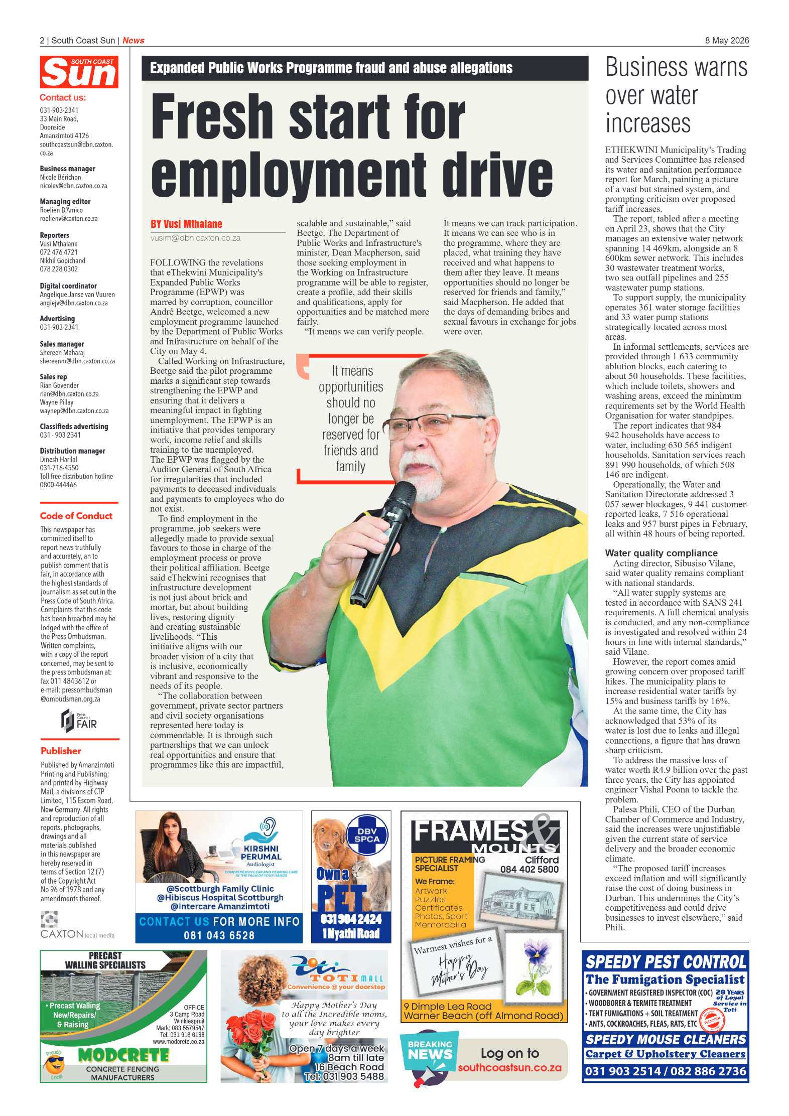 South Coast Sun 08 May 2026 page 2