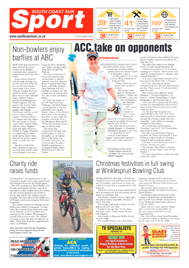 South Coast Sun 09 December 2022 page 12