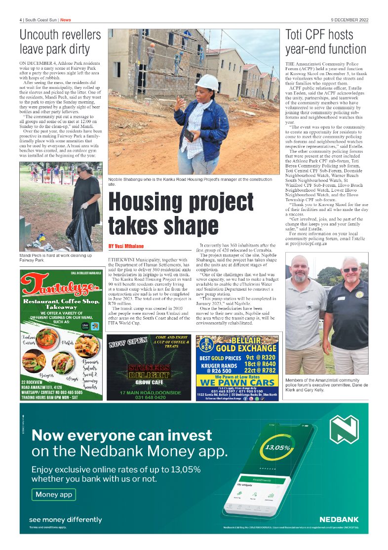 South Coast Sun 09 December 2022 page 4