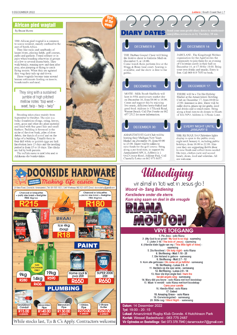 South Coast Sun 09 December 2022 page 7