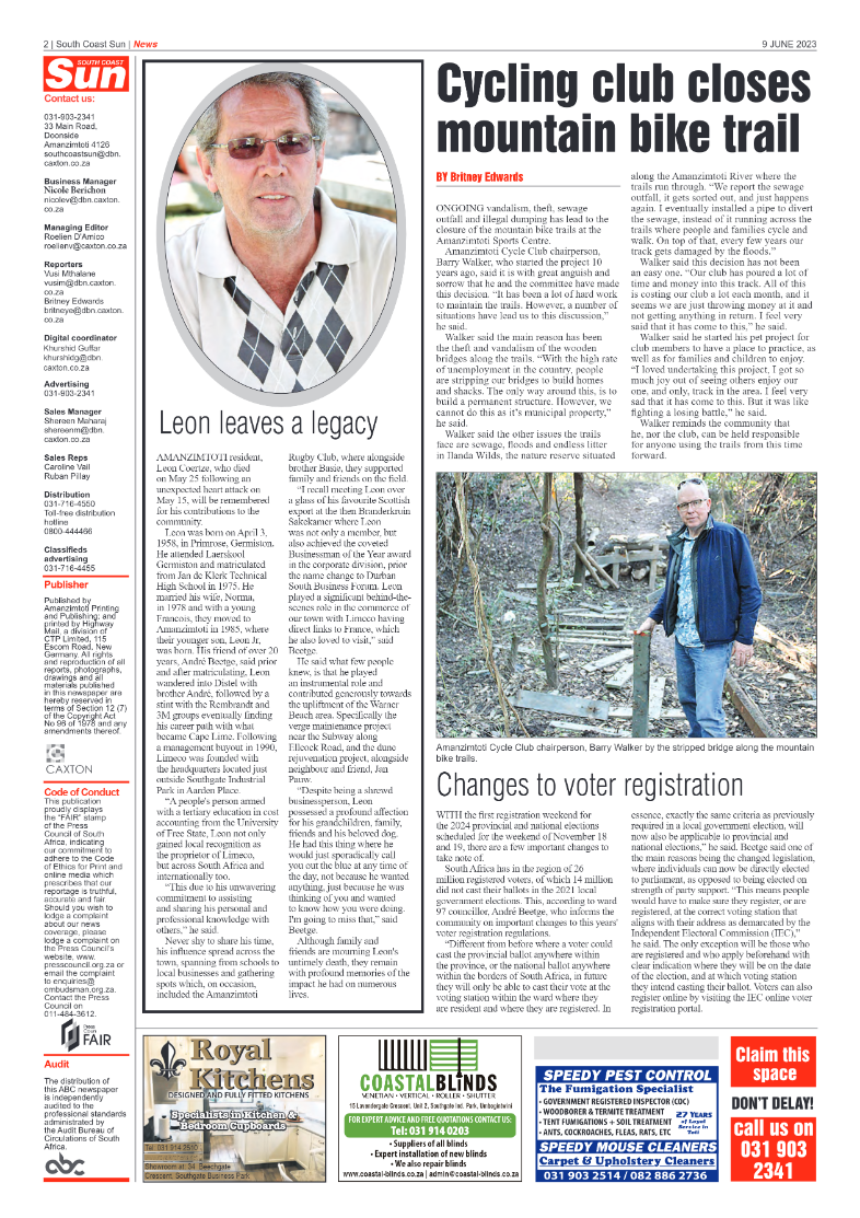 South Coast Sun 09 June 2023 page 2