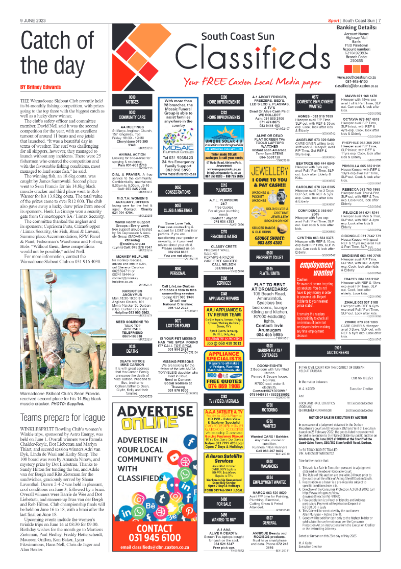 South Coast Sun 09 June 2023 page 7