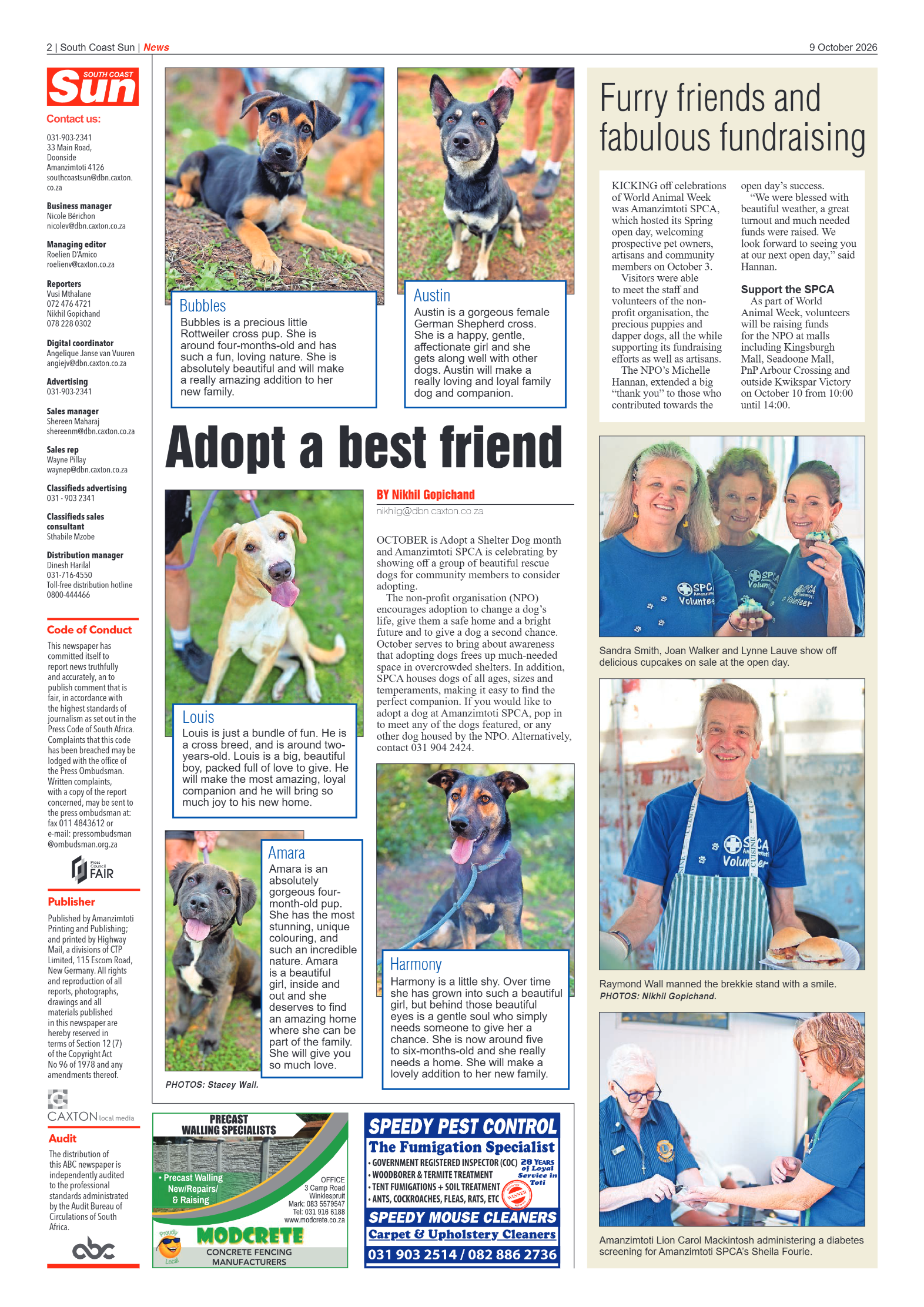 South Coast Sun 09 October 2026 page 2