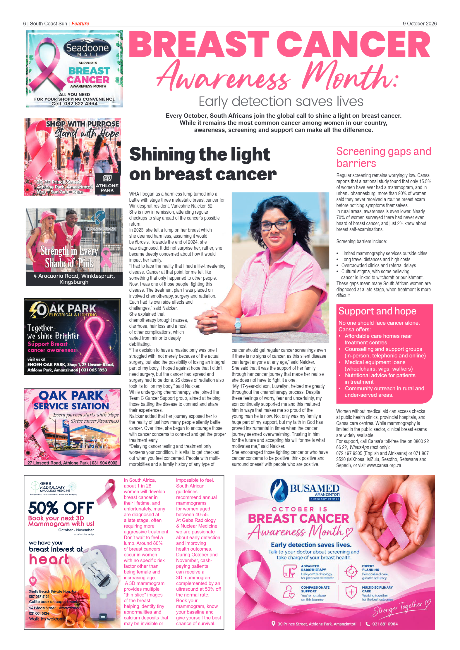 South Coast Sun 09 October 2026 page 6
