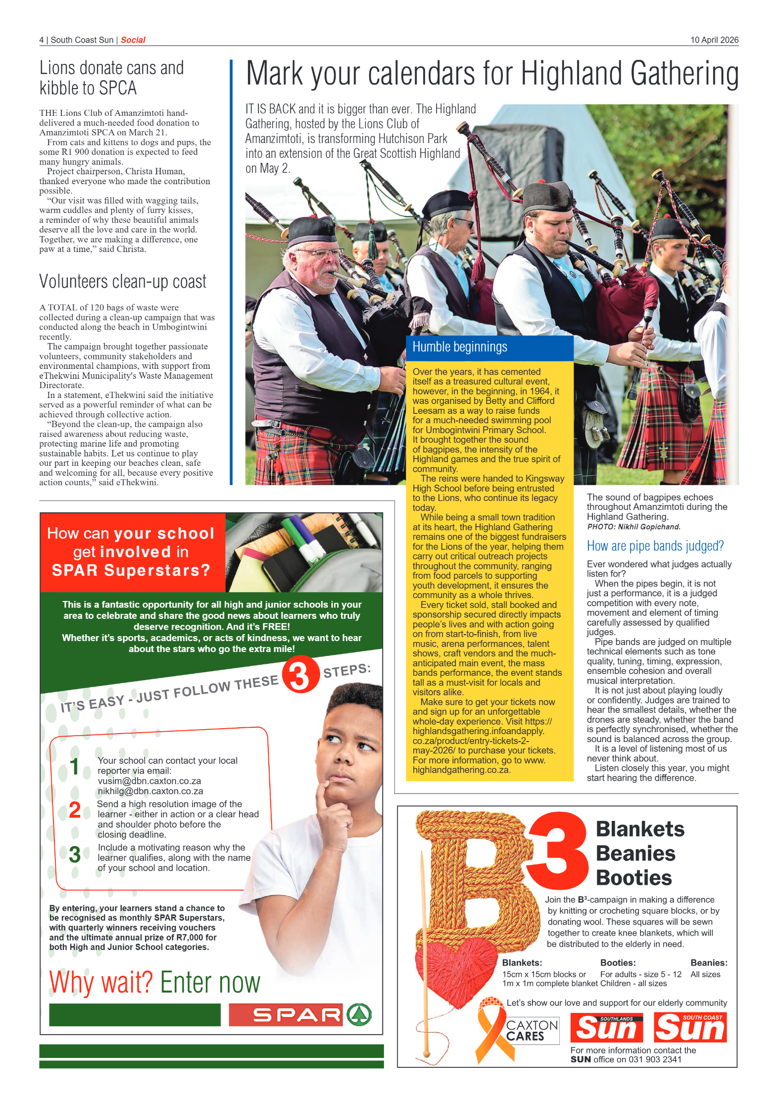 South Coast Sun 10 April 2026 page 4