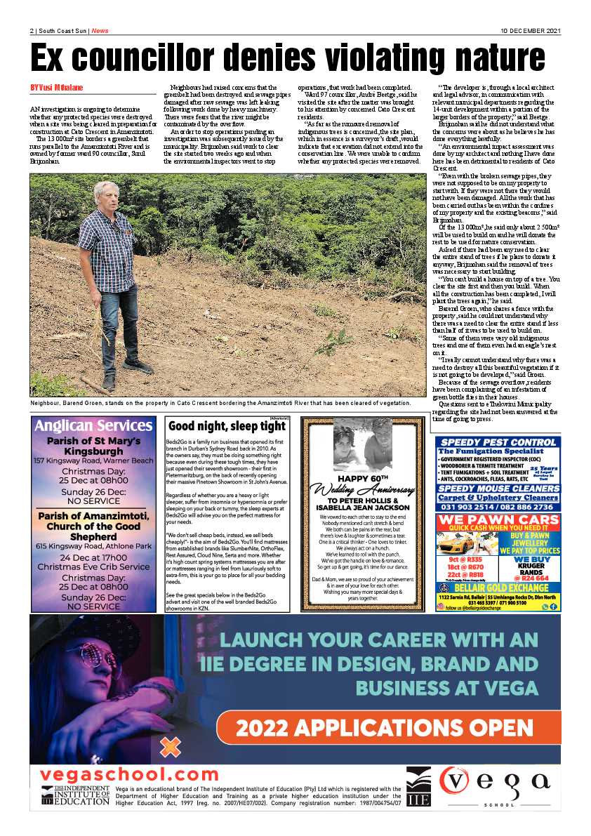 South Coast Sun 10 December 2021 page 2