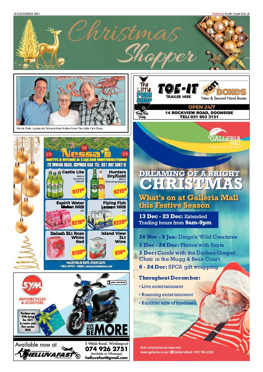 South Coast Sun 10 December 2021 page 9