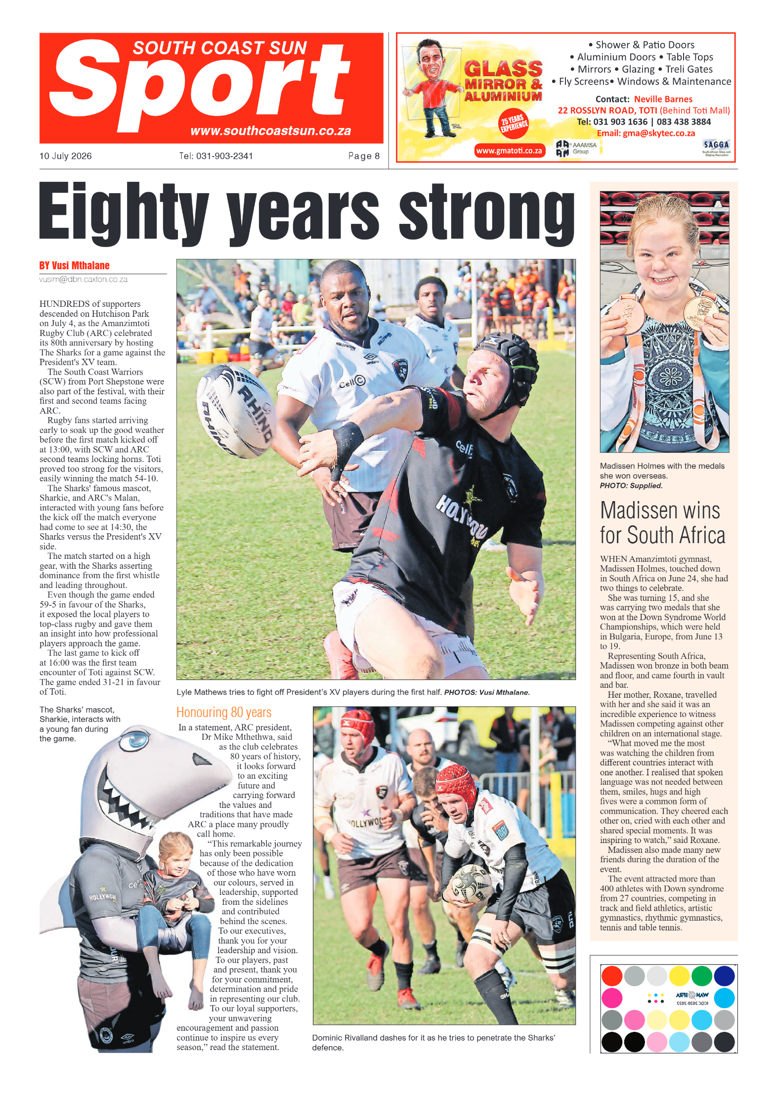 South Coast Sun 10 July 2026 page 8