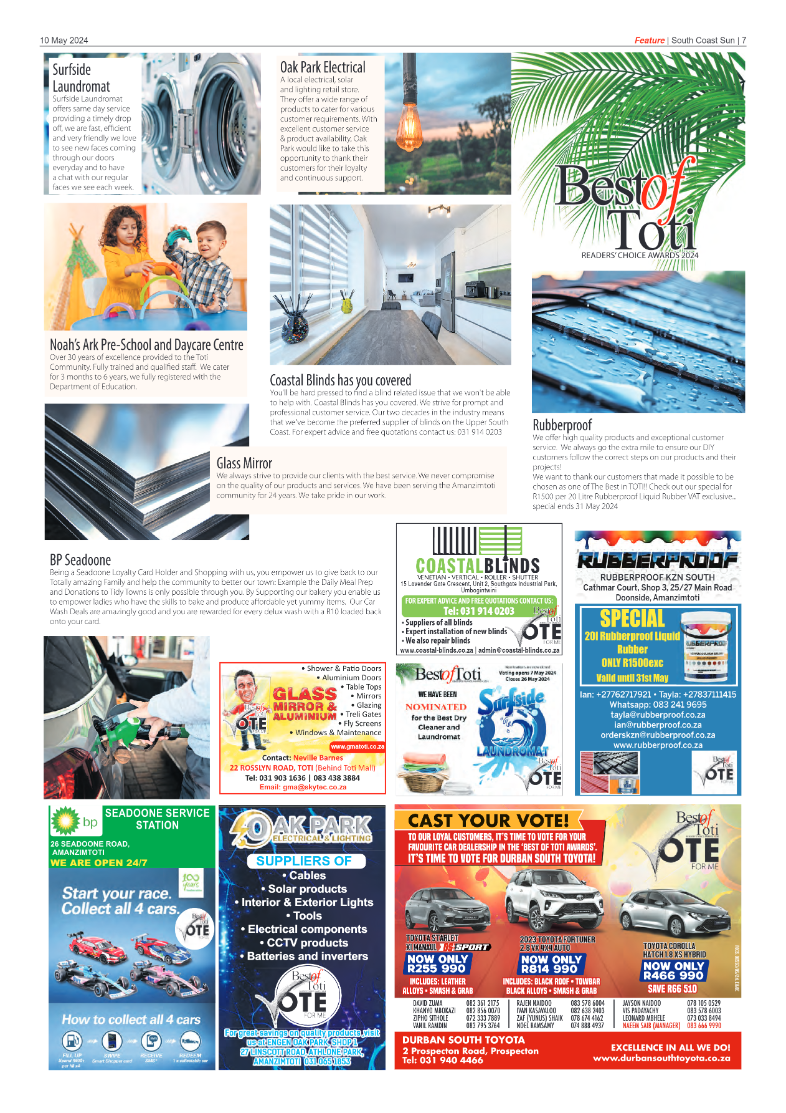 South Coast Sun 10 May 2024 page 7