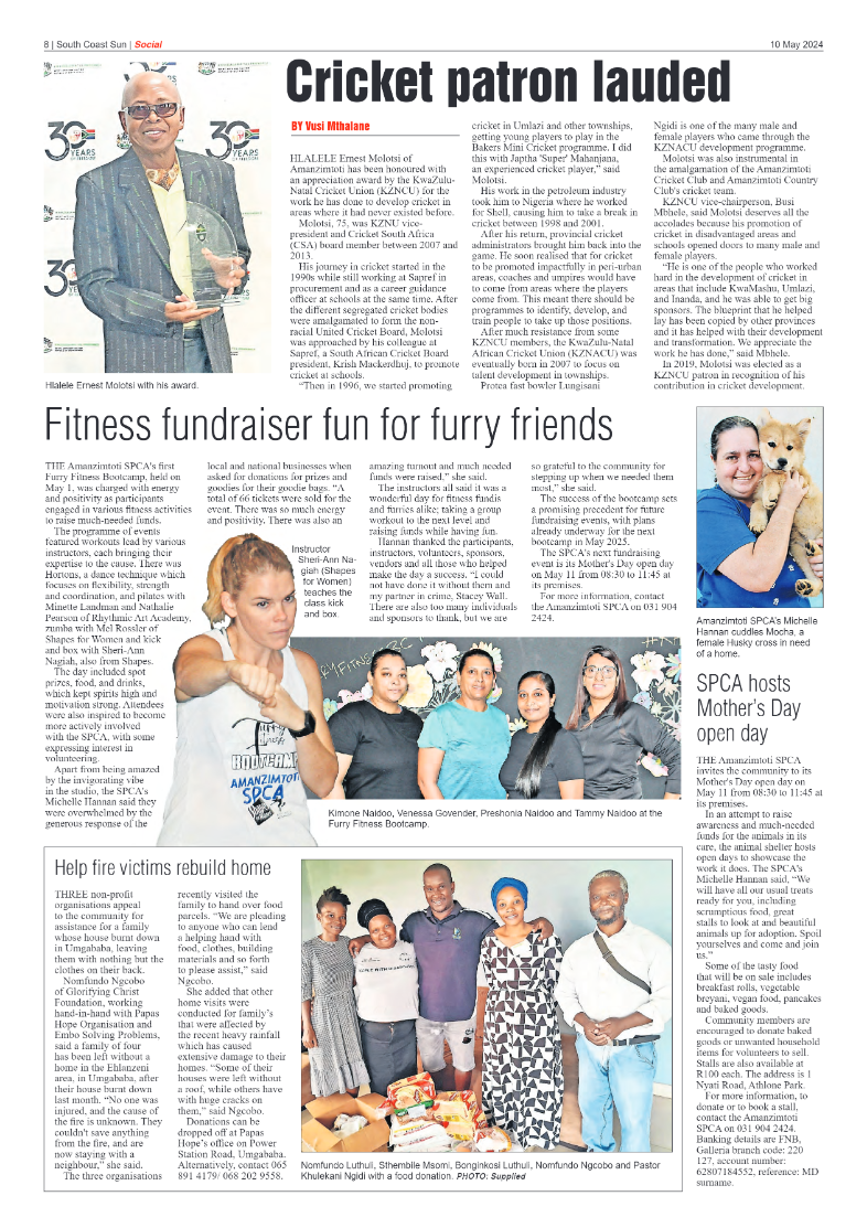 South Coast Sun 10 May 2024 page 8