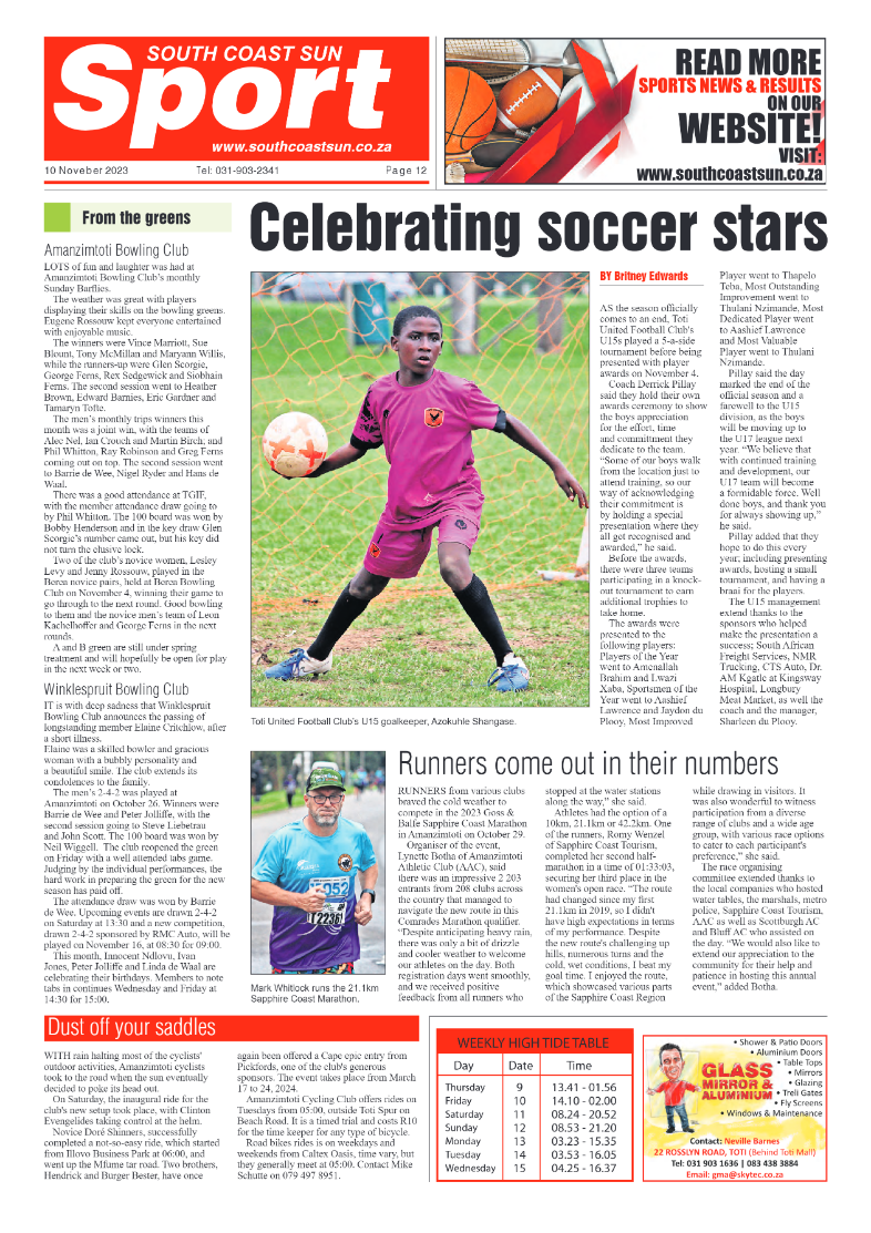 South Coast Sun 10 November 2023 page 12