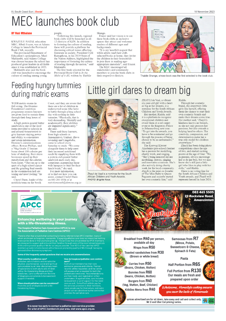 South Coast Sun 10 November 2023 page 8