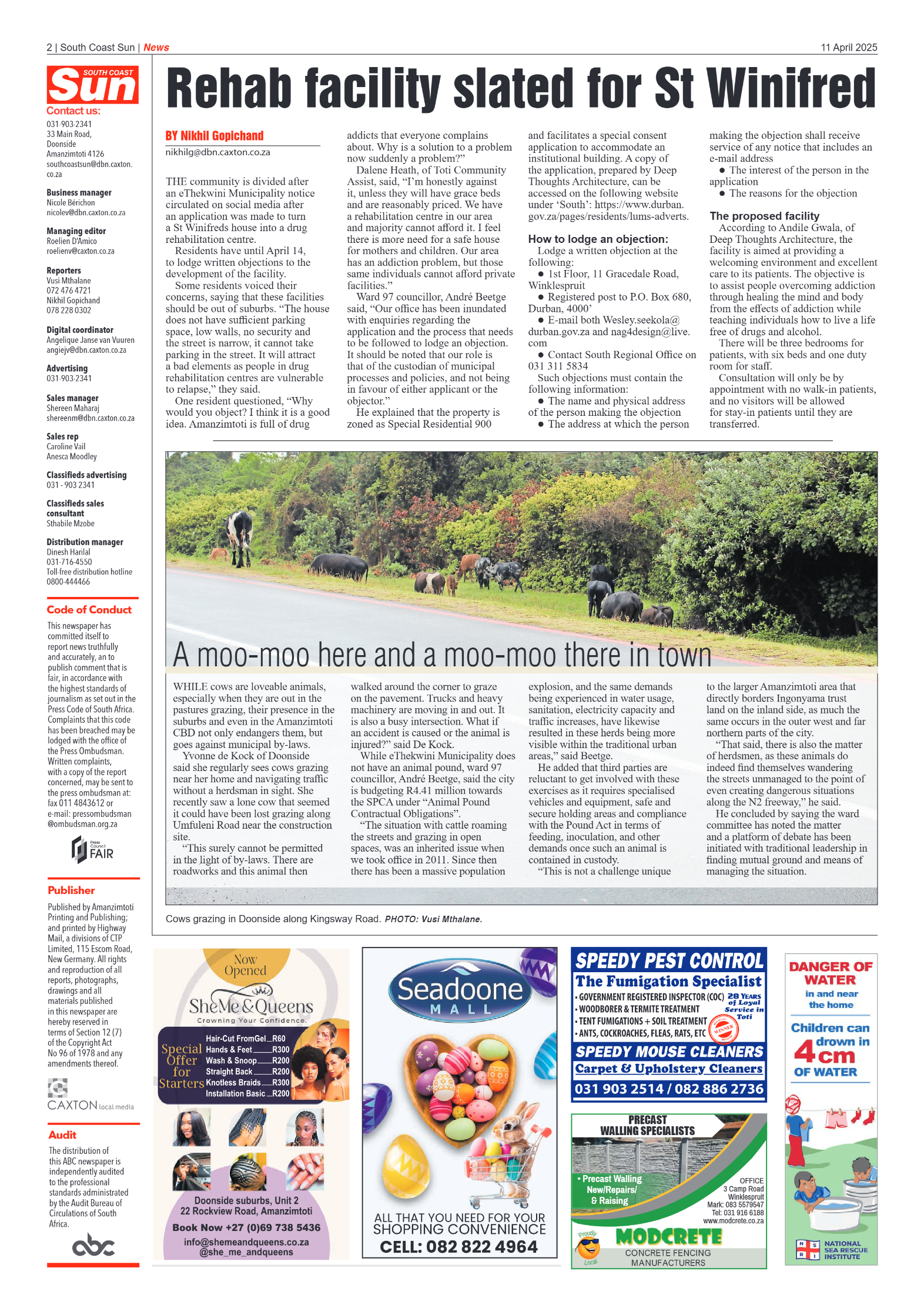 South Coast Sun 11 April 2025 page 2