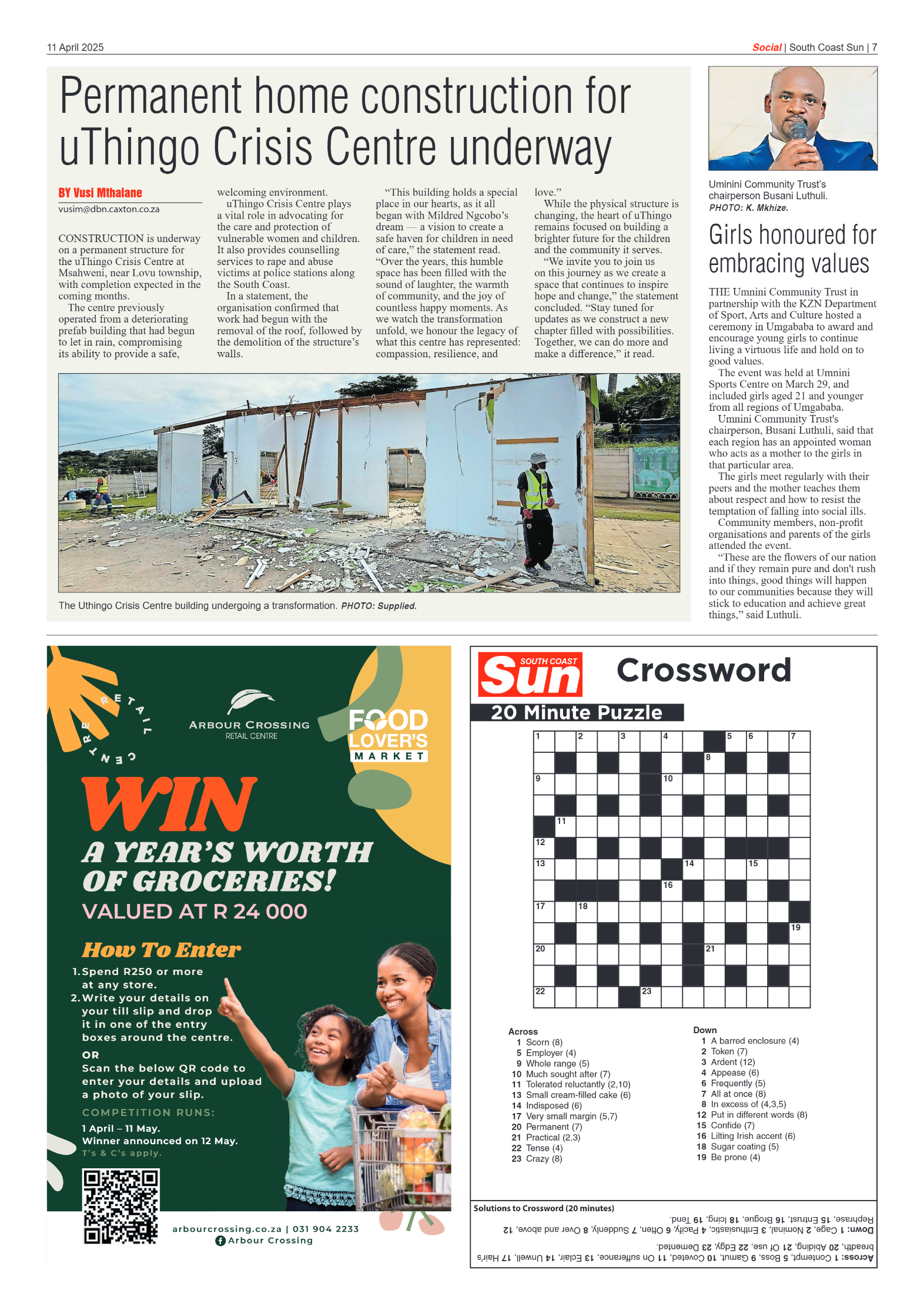 South Coast Sun 11 April 2025 page 7