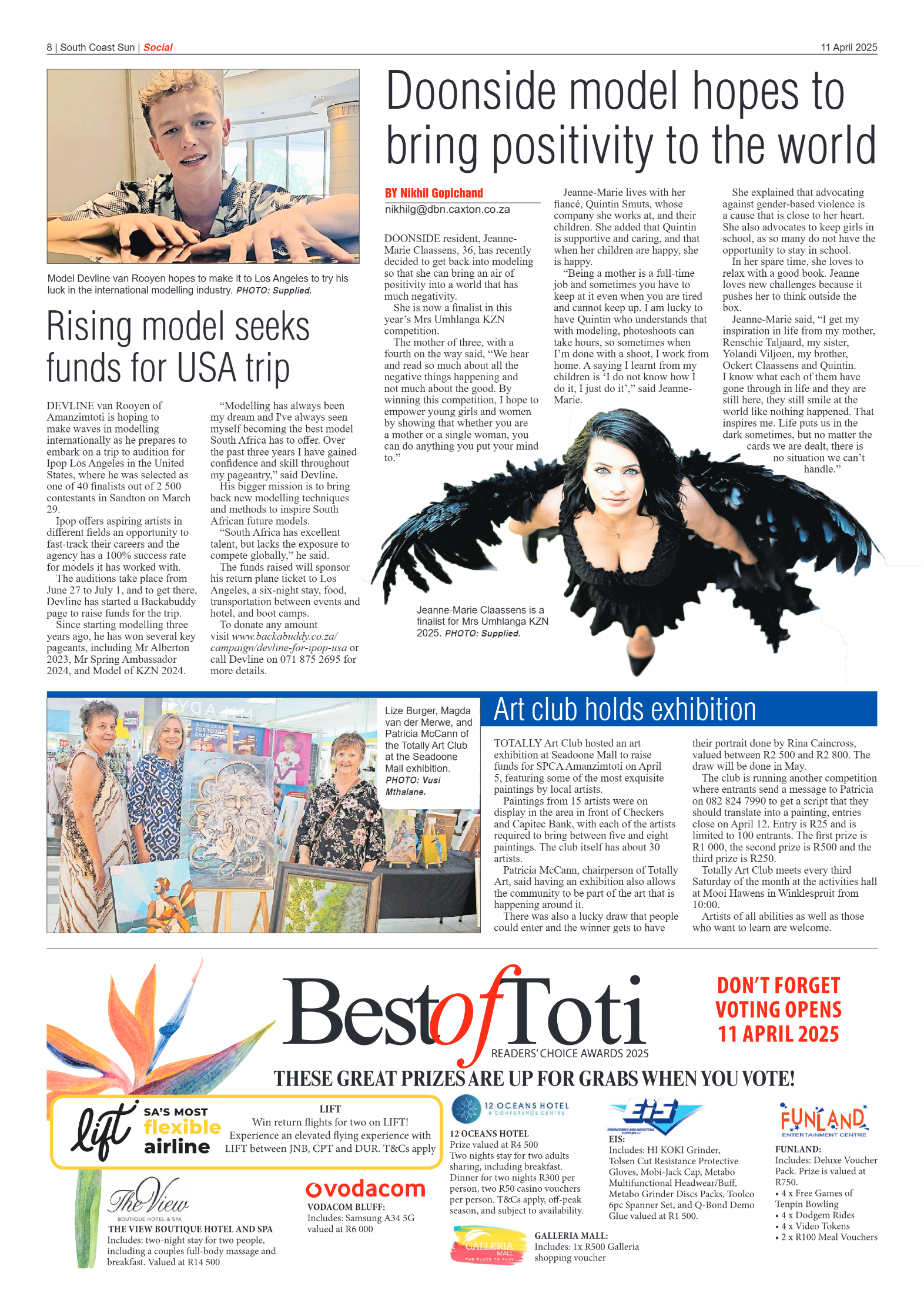 South Coast Sun 11 April 2025 page 8