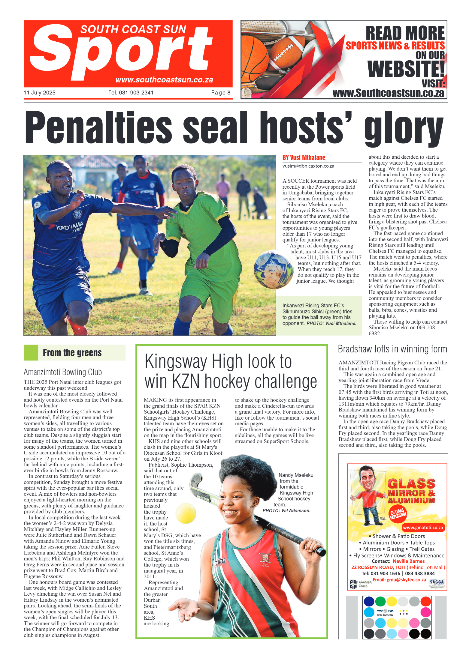 South Coast Sun 11 July 2025 page 8