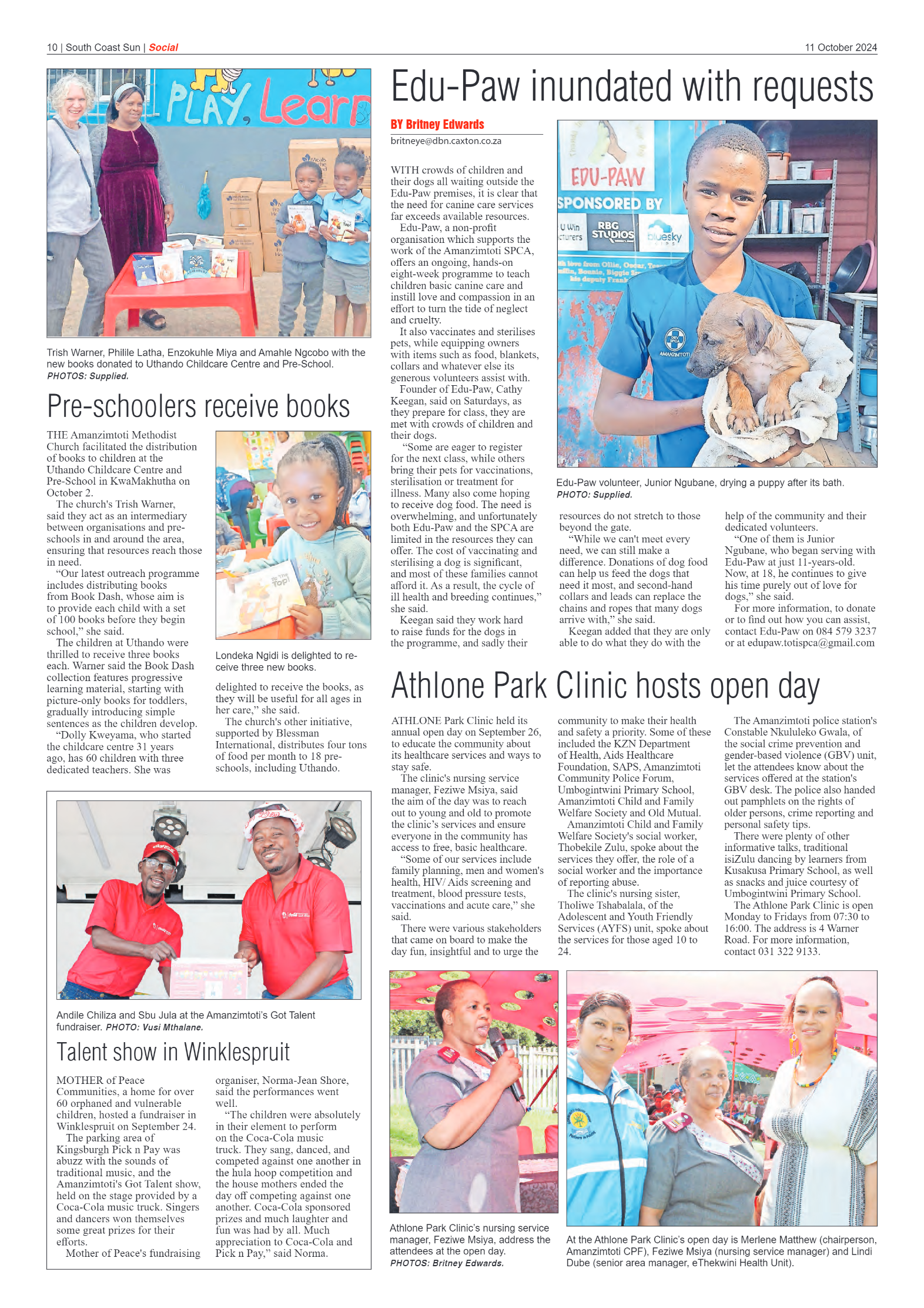 South Coast Sun 11 October 2024 page 10