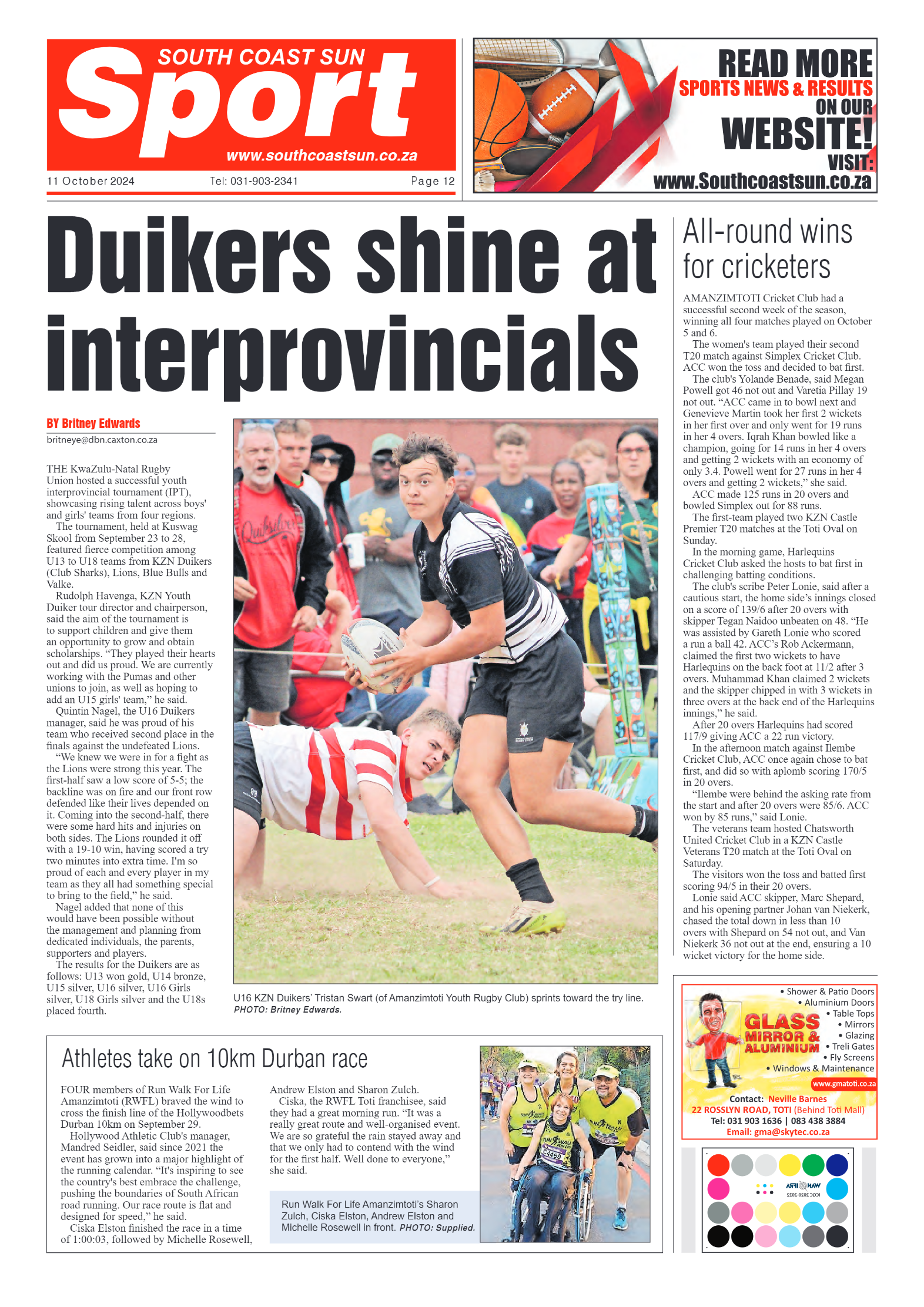 South Coast Sun 11 October 2024 page 12