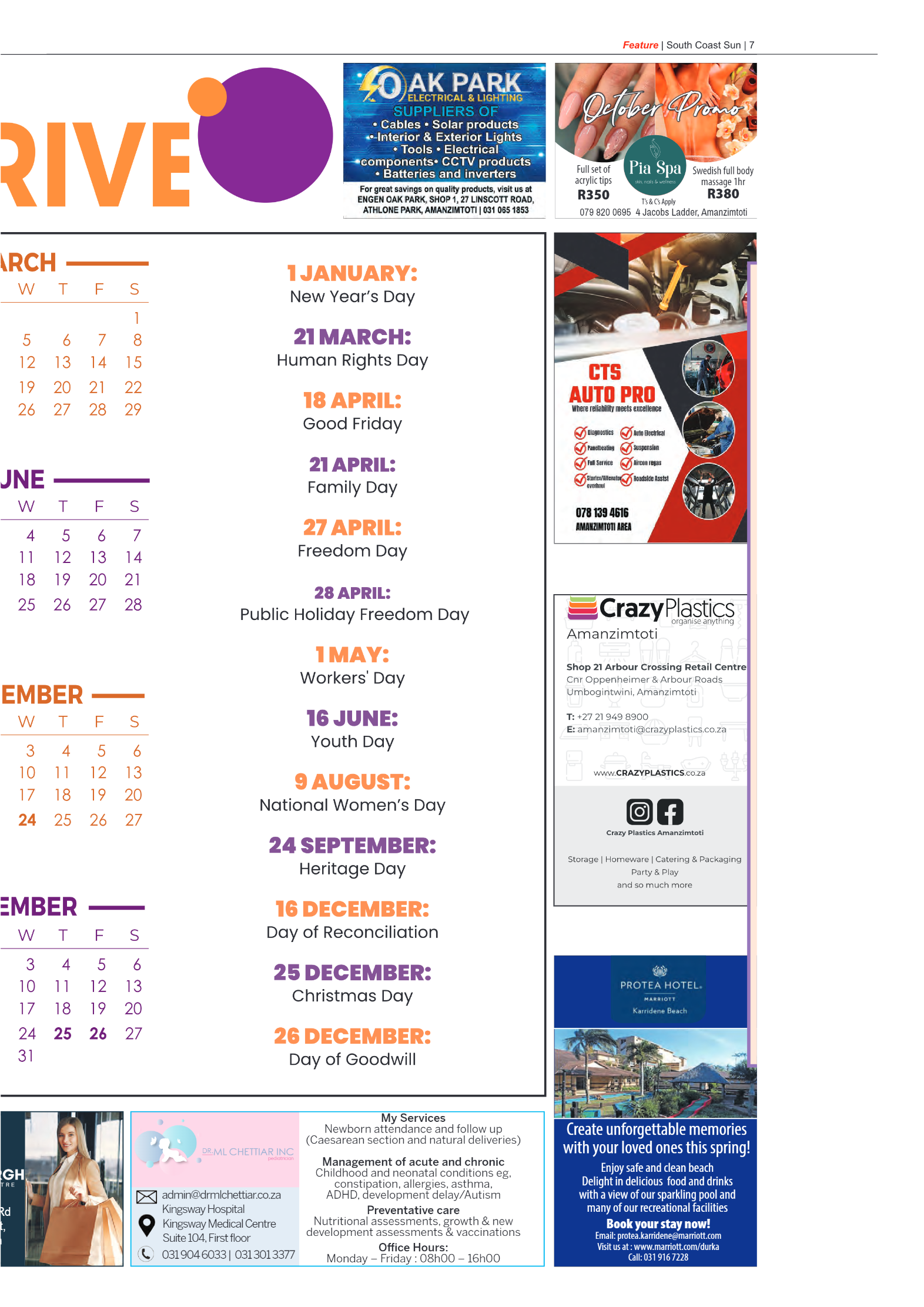 South Coast Sun 11 October 2024 page 7