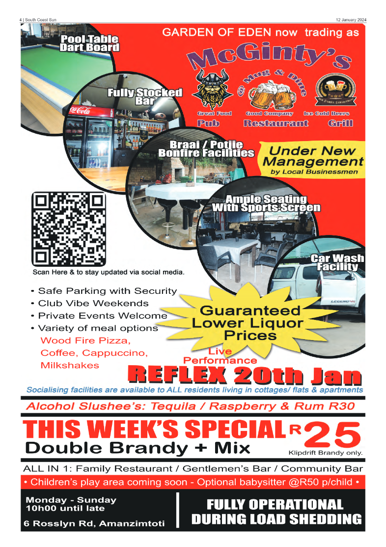 South Coast Sun 12 January 2024 page 4