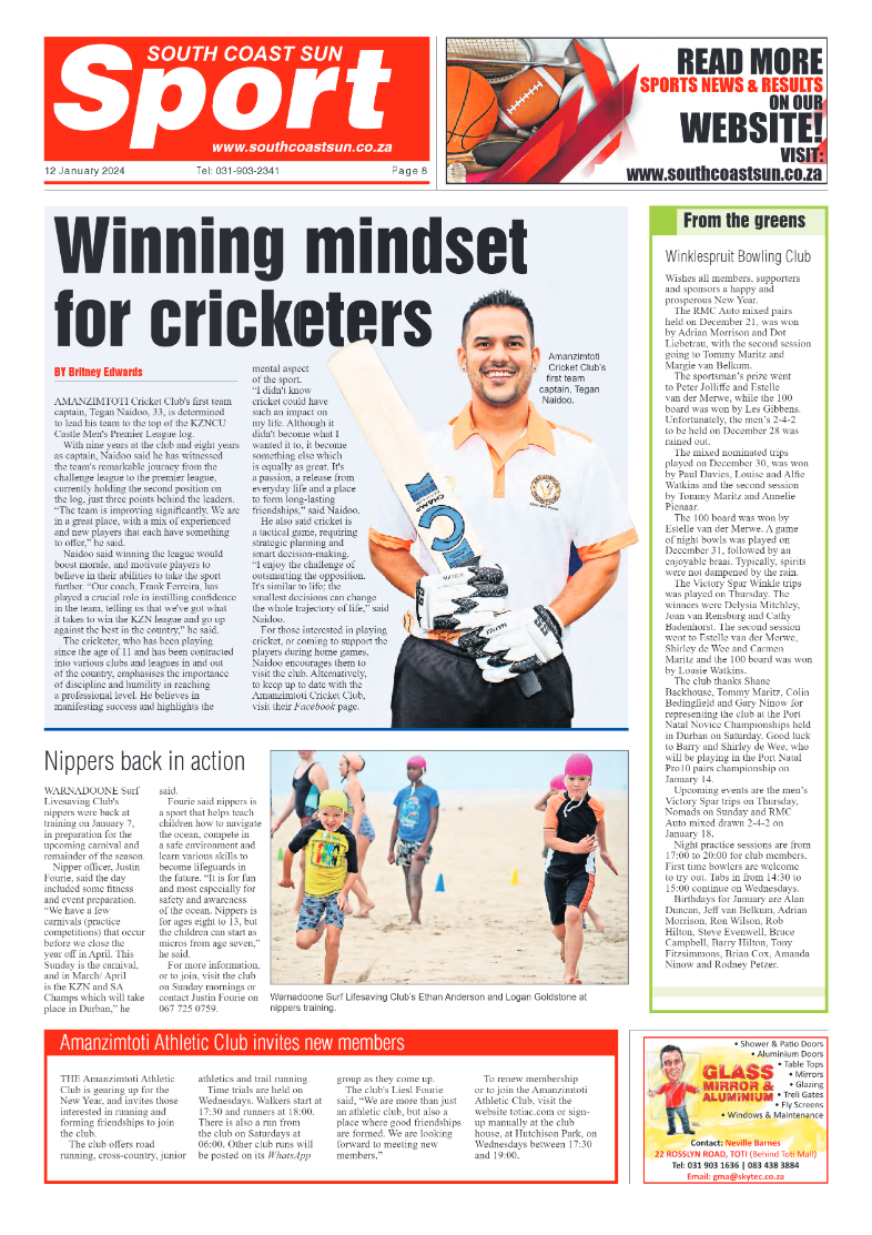 South Coast Sun 12 January 2024 page 8