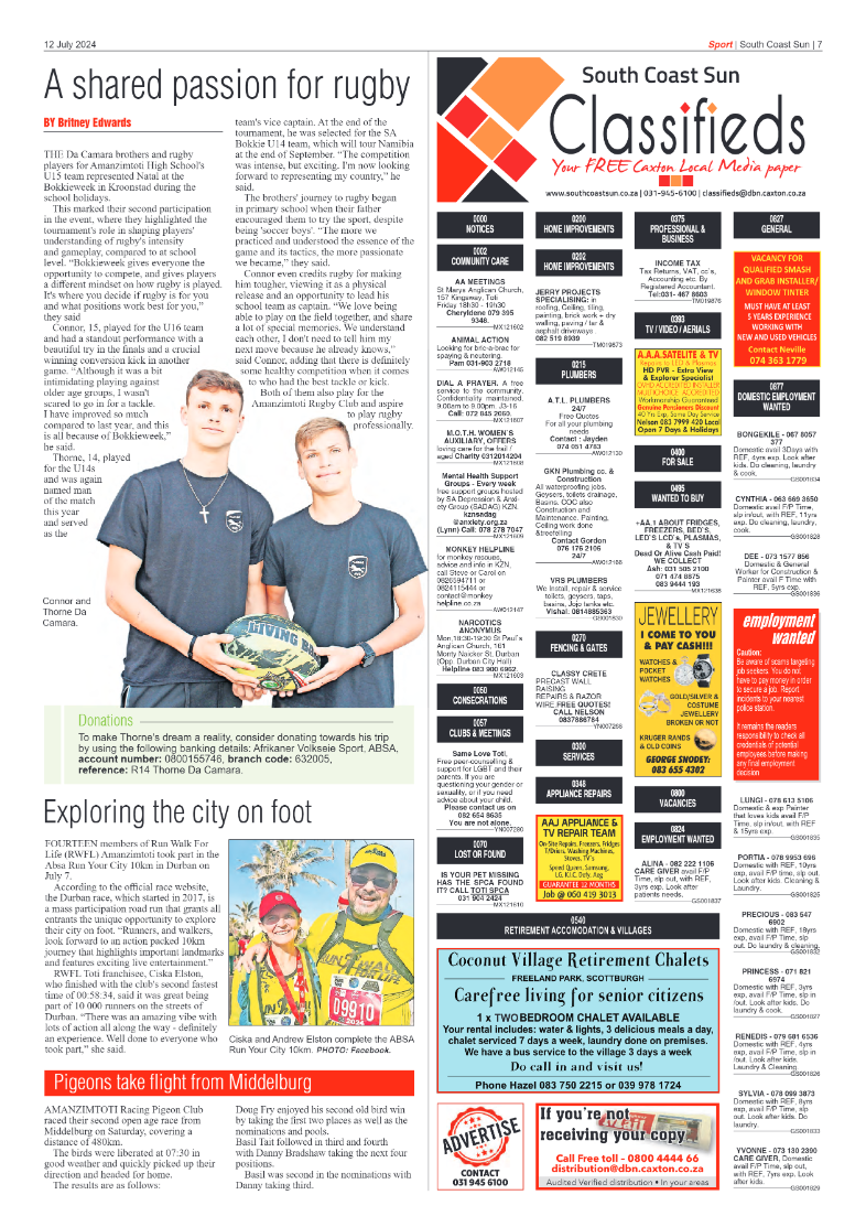 South Coast Sun 12 July 2024 page 7